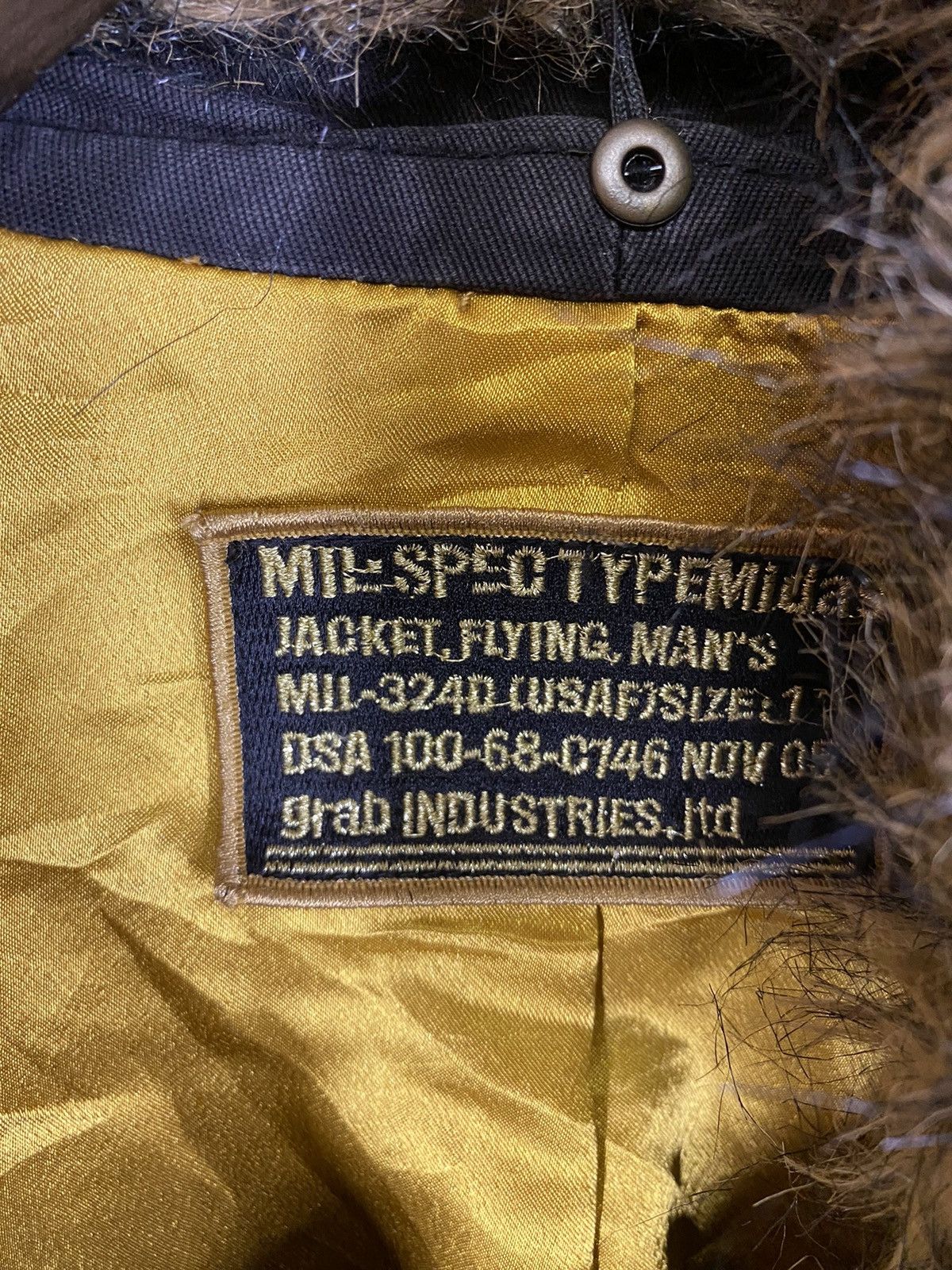 GOSTAR DE FUGA × If Six Was Nine × semanticdesign ‼️MILITARY BOMBER JACKET MULTIPOCKET COLLAR FUR‼️ Size US M / EU 48-50 / 2 - 4 Thumbnail
