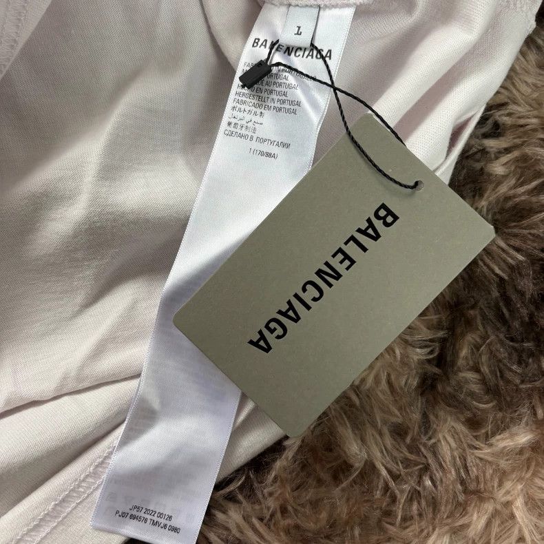 Balenciaga Balenciaga White cover rubber strip deletion line short sl Size US L / EU 52-54 / 3 - 4 Thumbnail