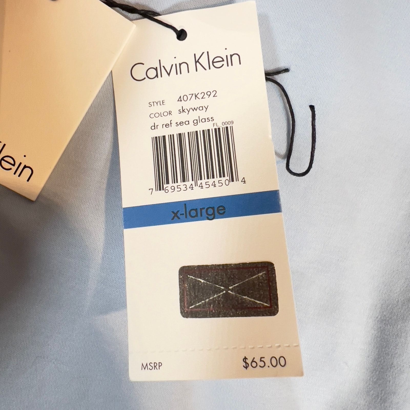 Calvin Klein Calvin Klein Polo Shirt Mens XL Blue Colorblock Short Sleeve Size US XL / EU 56 / 4 - 6 Thumbnail