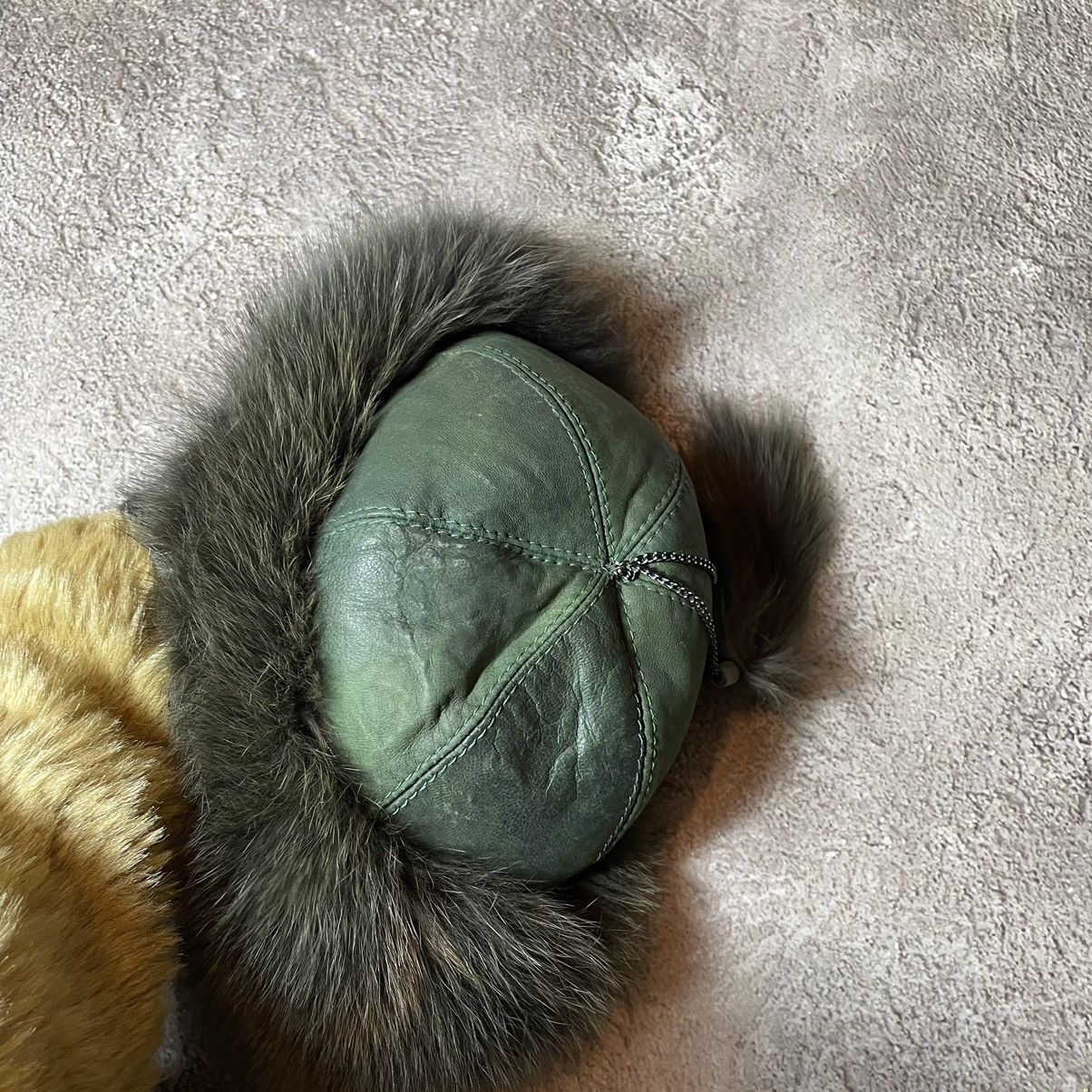 Vintage Vintage 90s Mohair Beanie Ushanka Faux Fur Grunge Boxy OS Size ONE SIZE - 4 Thumbnail