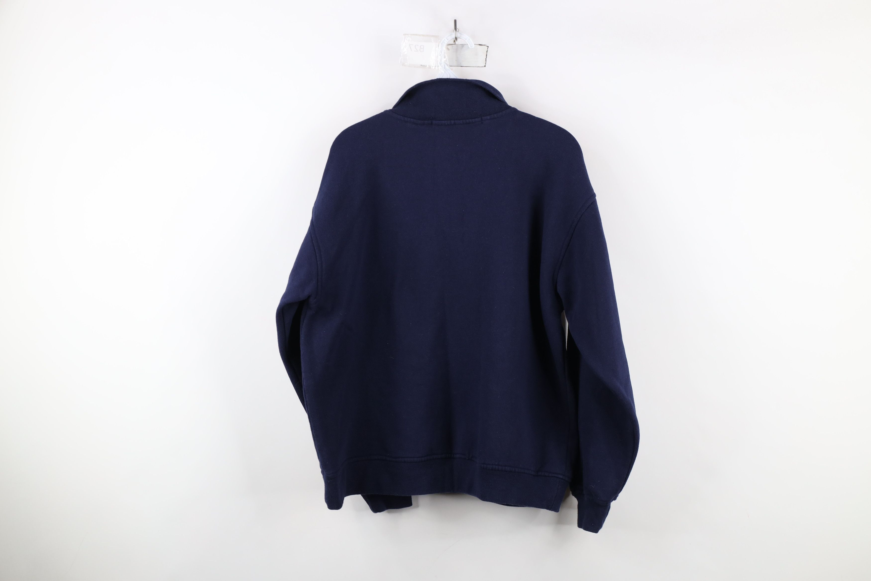 Vintage Vintage 90s Streetwear Pullover Sweatshirt Navy Blue Size US L / EU 52-54 / 3 - 10 Thumbnail