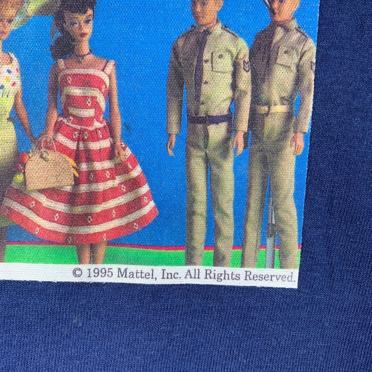 Other Vintage 90s BARBIE doll printed ad hoc tag cartoon tee Size US XS / EU 42 / 0 - 9 Thumbnail