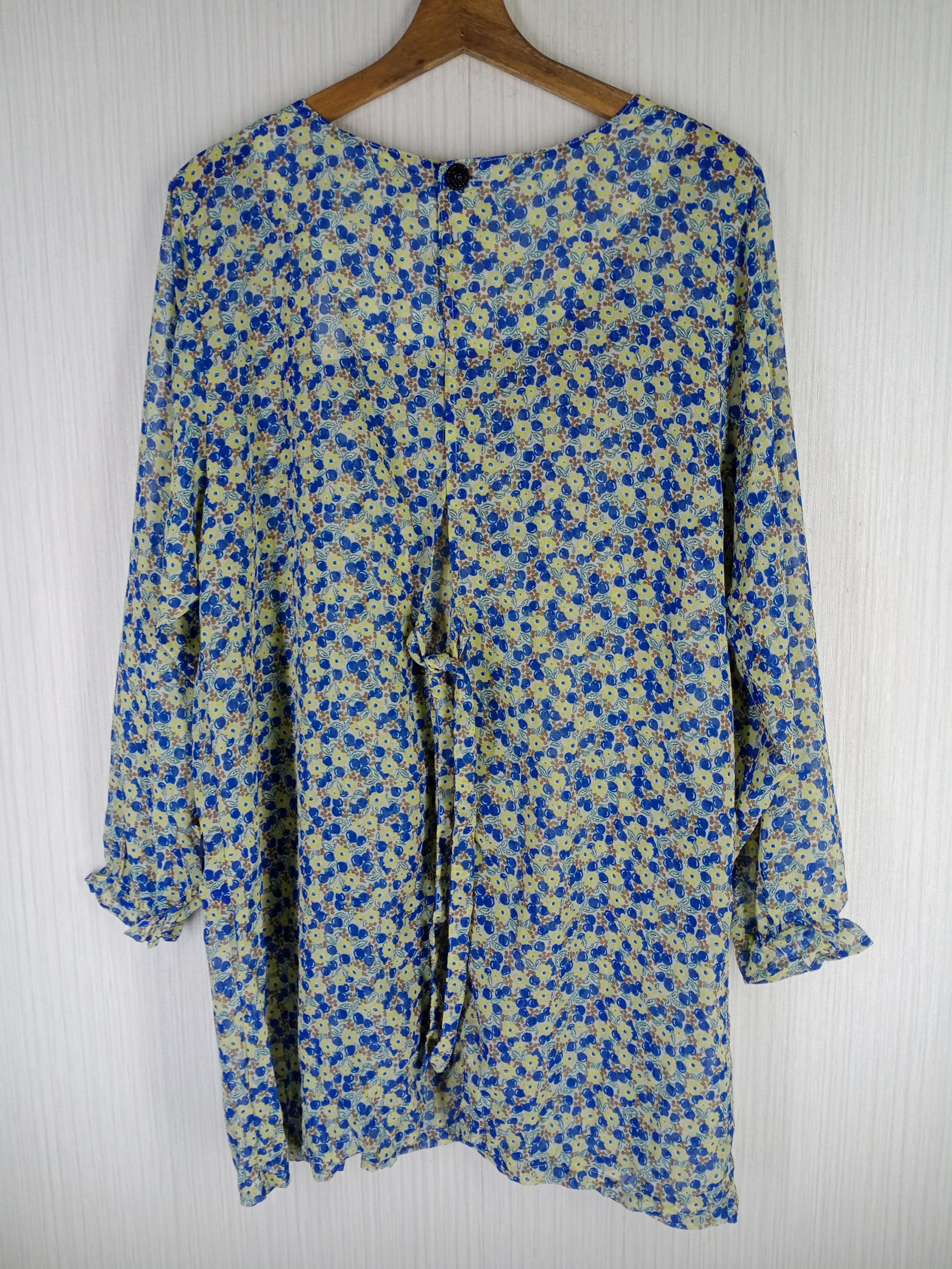 Anna Sui Rare Vintage ANNA SUI Long Sleeve Dress Size M / US 6-8 / IT 42-44 - 9 Thumbnail