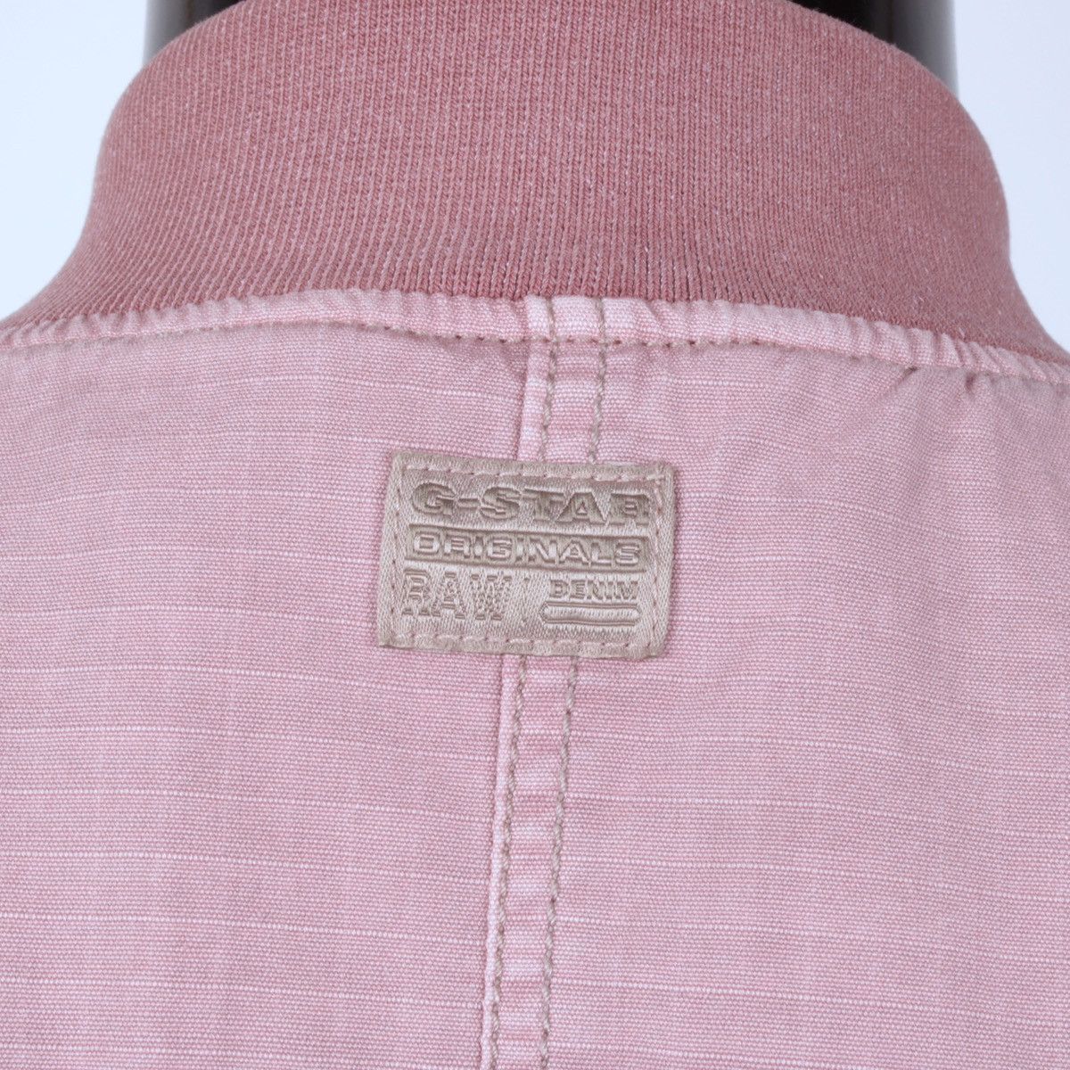 Designer × G-Star G-STAR RAW Chopper Slim Garment Dyed Pink Bomber Size XS / US 0-2 / IT 36-38 - 7 Thumbnail
