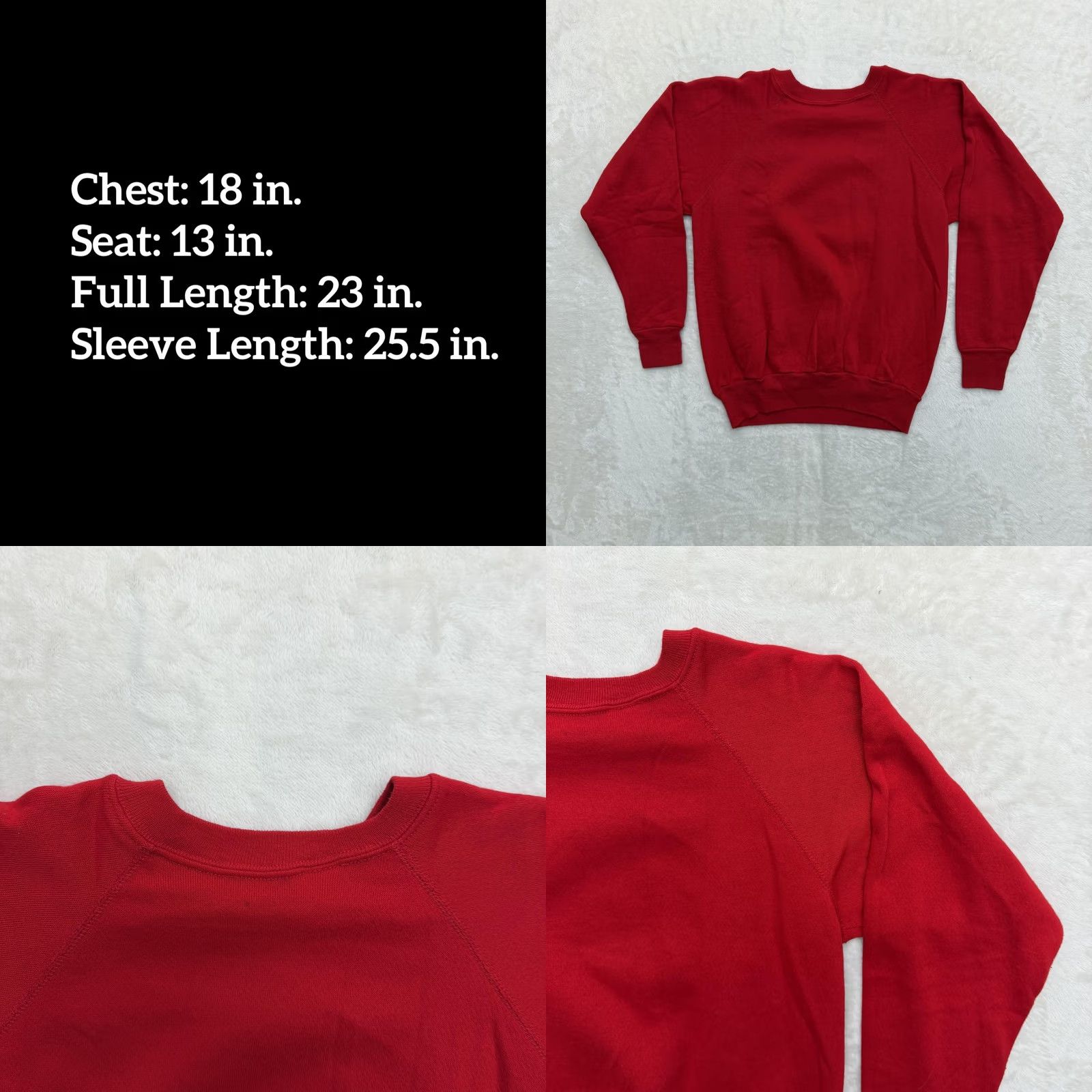 Vintage VINTAGE Mickey Minnie Sweater Womens Small Red Stars Raglan Reeves USA Fleece Size S / US 4 / IT 40 - 8 Thumbnail