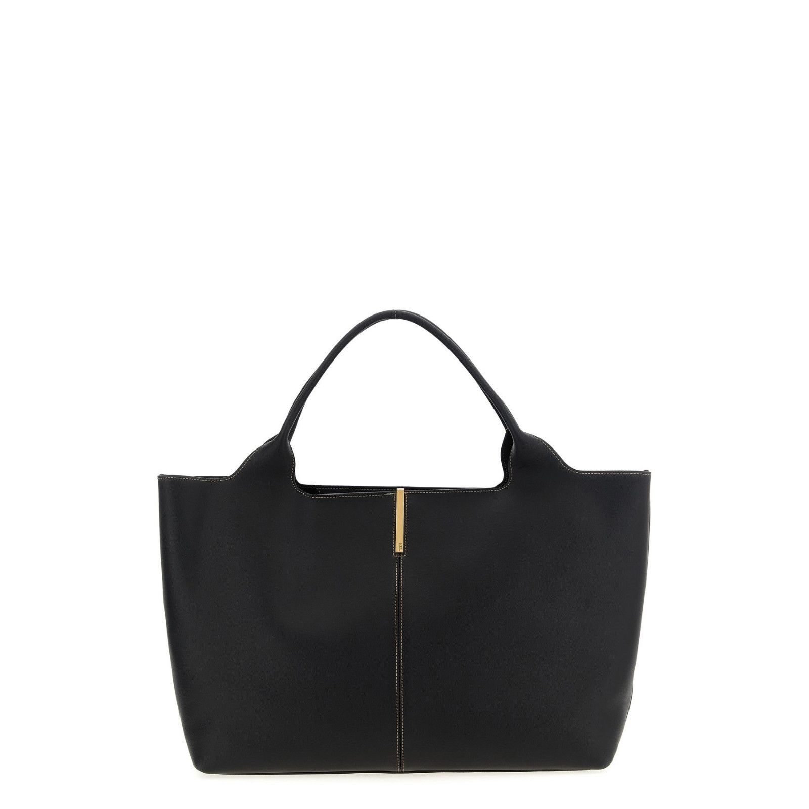 Tod's TOD'S Ebr Medium Black Leather Tote Bag New & Authentic Size ONE SIZE - 1 Thumbnail