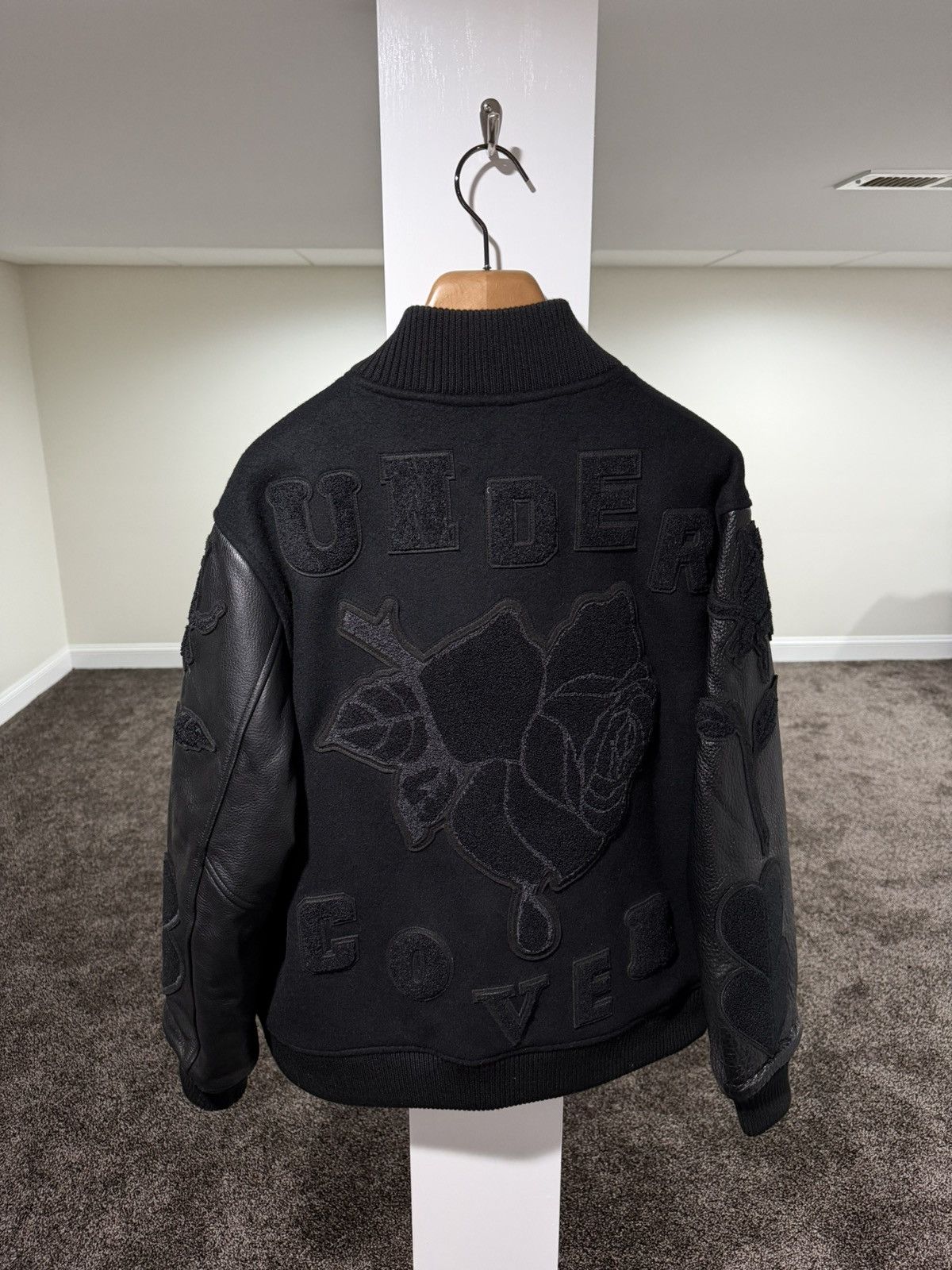 Undercover Undercover Black A Wolf Will Never Be A Pet Varsity Jacket Size US M / EU 48-50 / 2 - 2 Thumbnail