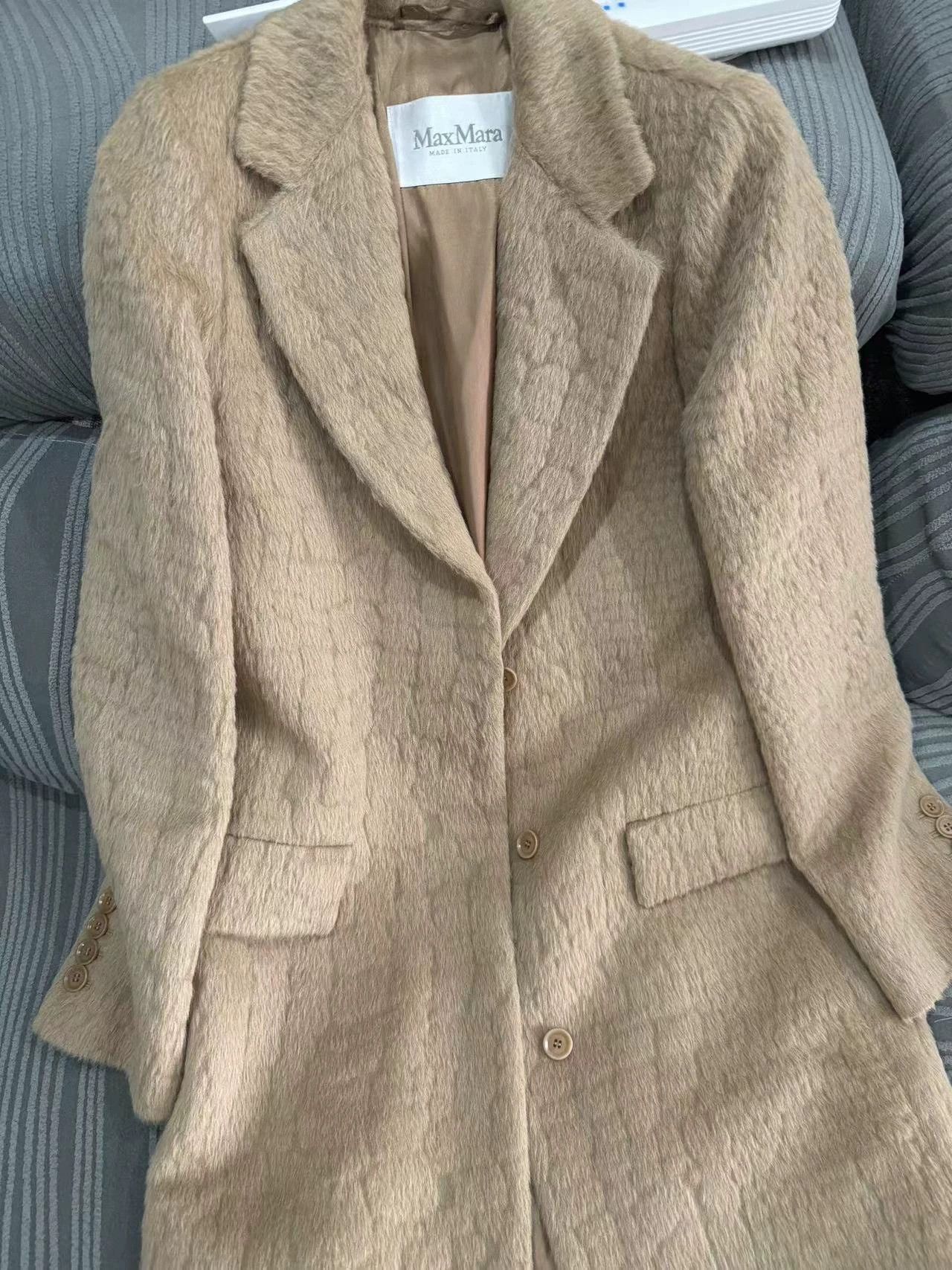 Max Mara Max Mara Authentic Alpaca Wool Overcoat 38 Size S / US 4 / IT 40 - 2 Thumbnail