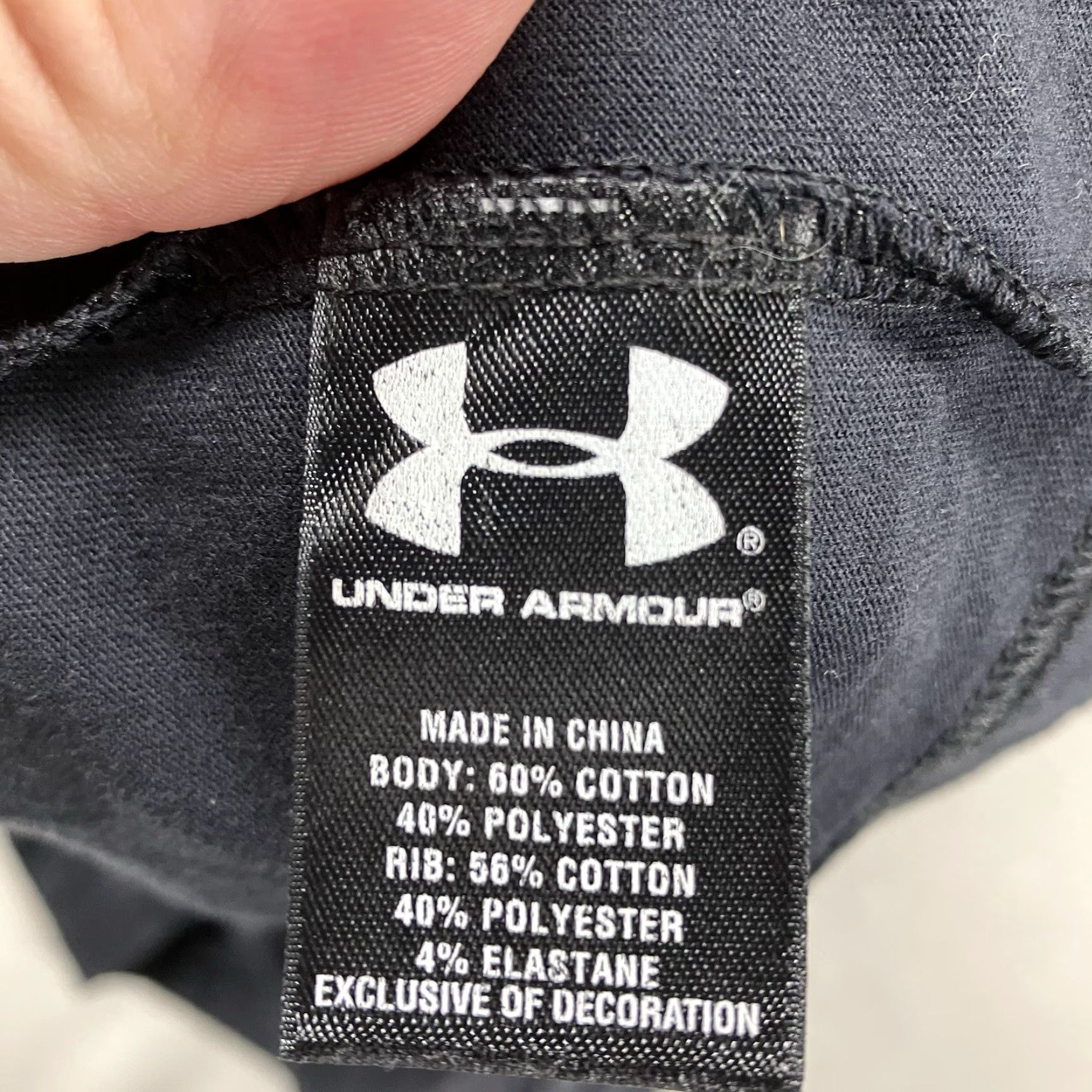 Under Armour Under Armour Shirt Mens XL Black UA Camo Logo Active Athletic Casual Short Sleeve Crew Neck Lightweight Breathable Stretch Marine? Size US XL / EU 56 / 4 - 7 Thumbnail