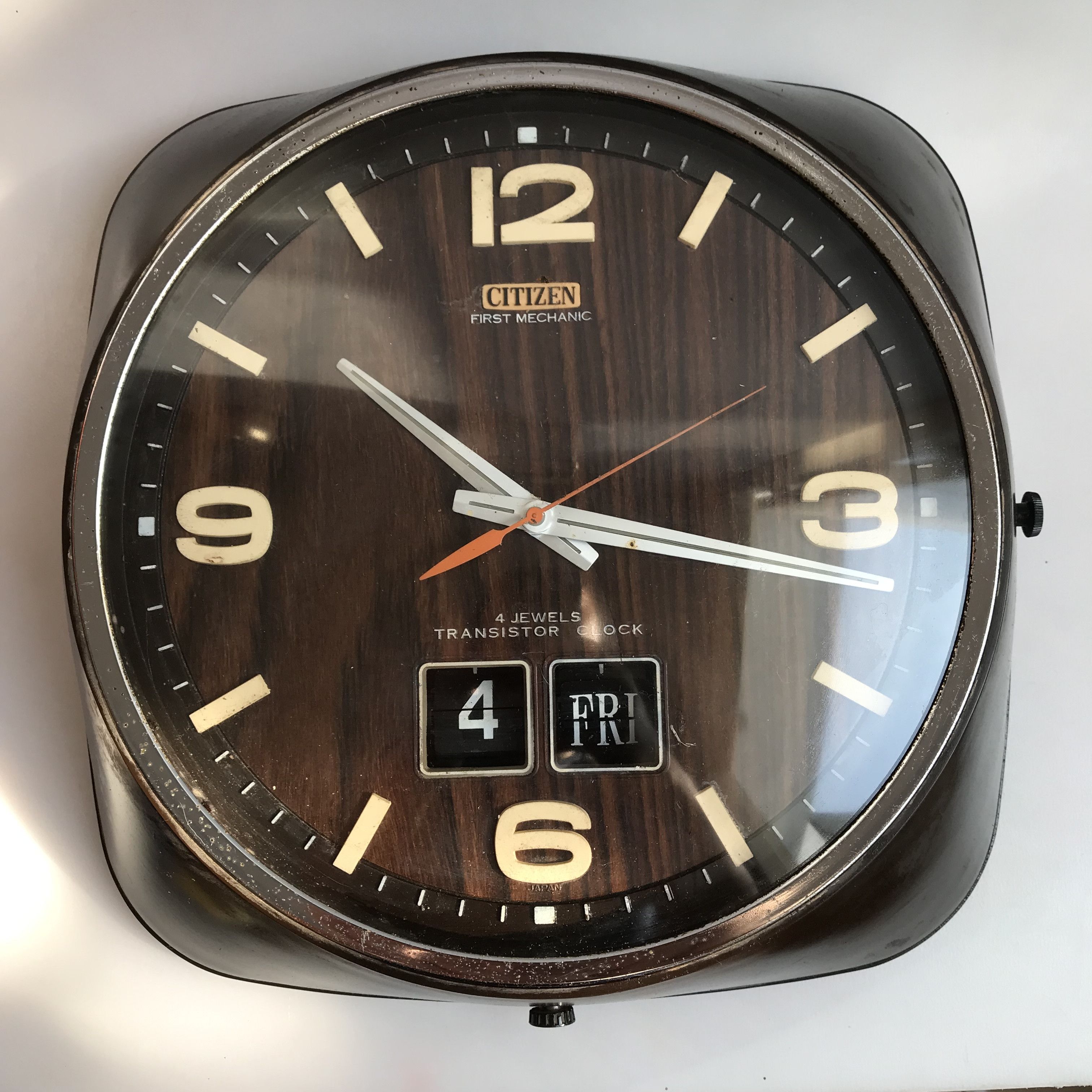 Citizen Citizen first mechanic 4 jewels wall clock transistor clock Size ONE SIZE - 1 Thumbnail