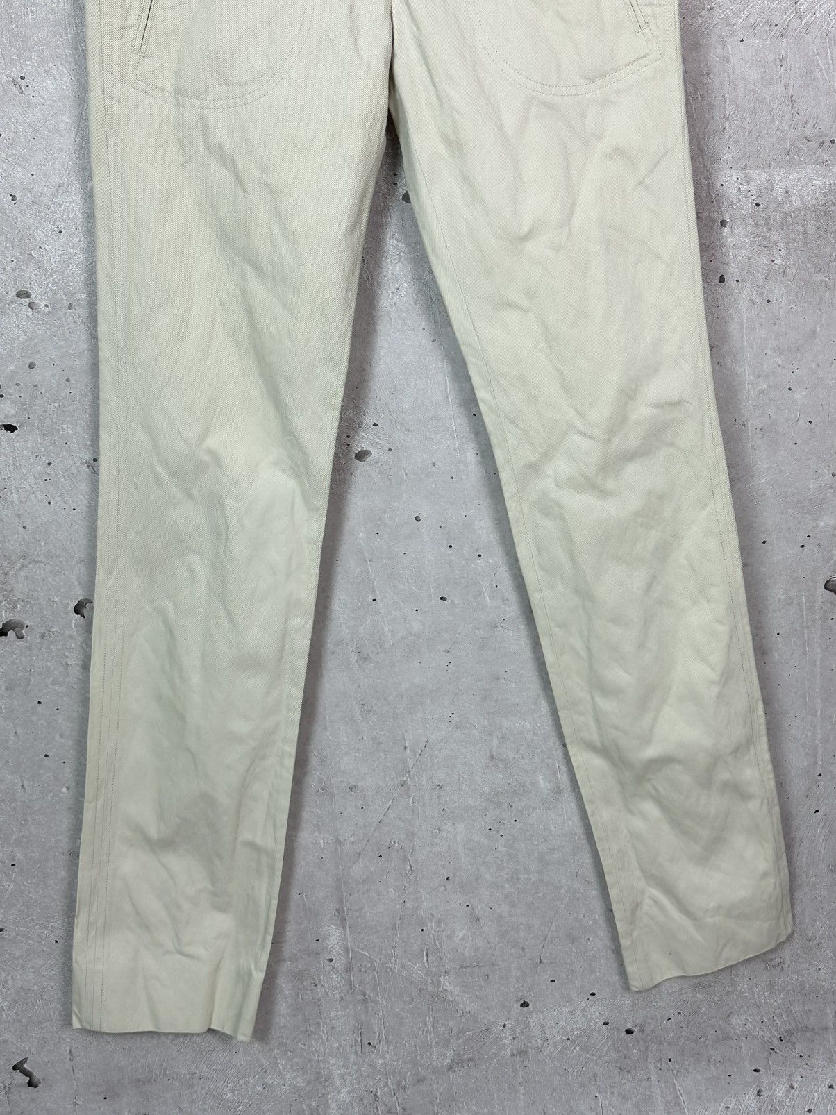 Dior × Vintage Christian Dior Boutique Made in Italy Cotton Pants Size 26" / US 2 / IT 38 - 3 Thumbnail