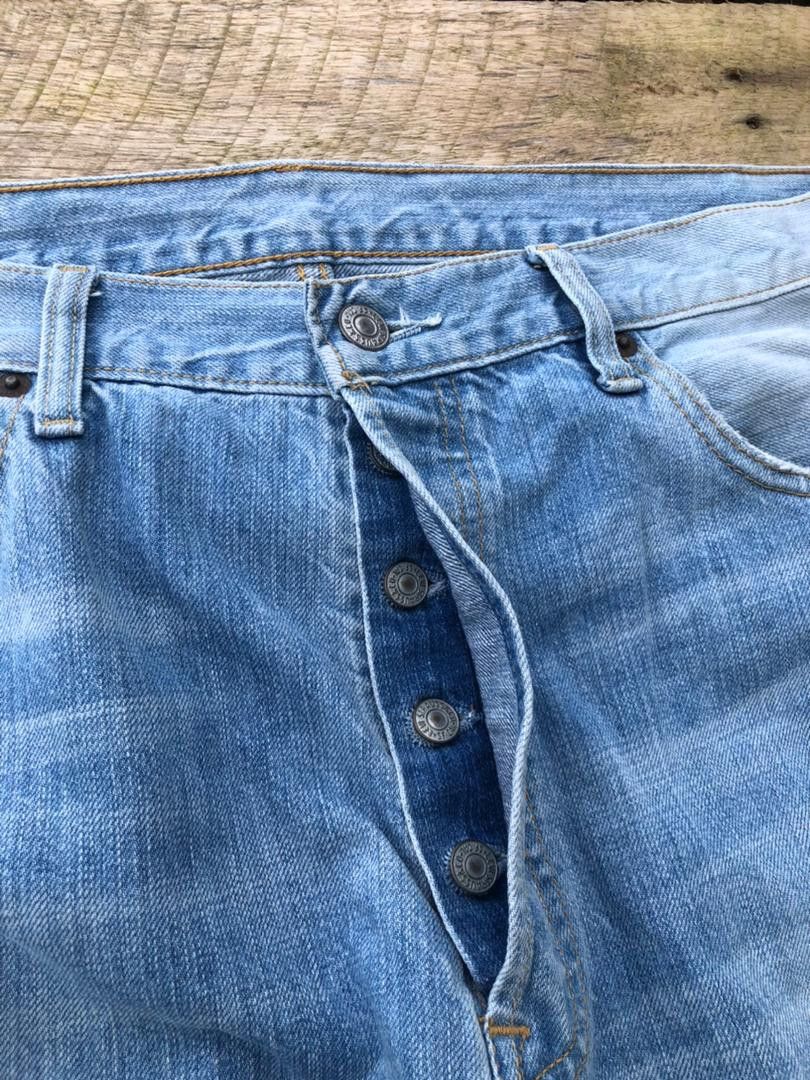 Levi's × Vintage Vintage 90s Levi's 501 Denim Jeans Distressed Size US 36 / EU 52 - 6 Thumbnail