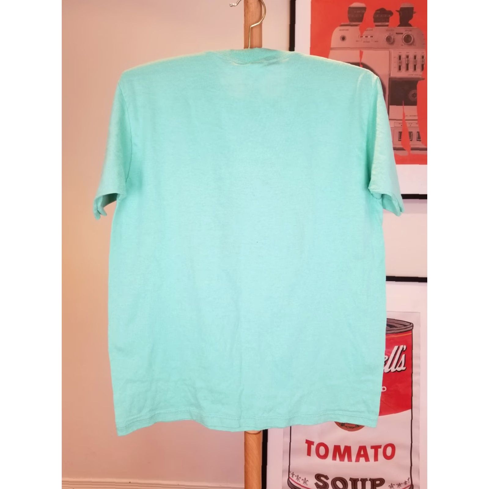Vintage VINTAGE 88' STILL HOT AND SPICEY AFTER 50 YEARS SINGLE STITCH 50/50 T-SHIRT L Mens Green Cotton Short Sleeve Round Neck Size US L / EU 52-54 / 3 - 7 Thumbnail