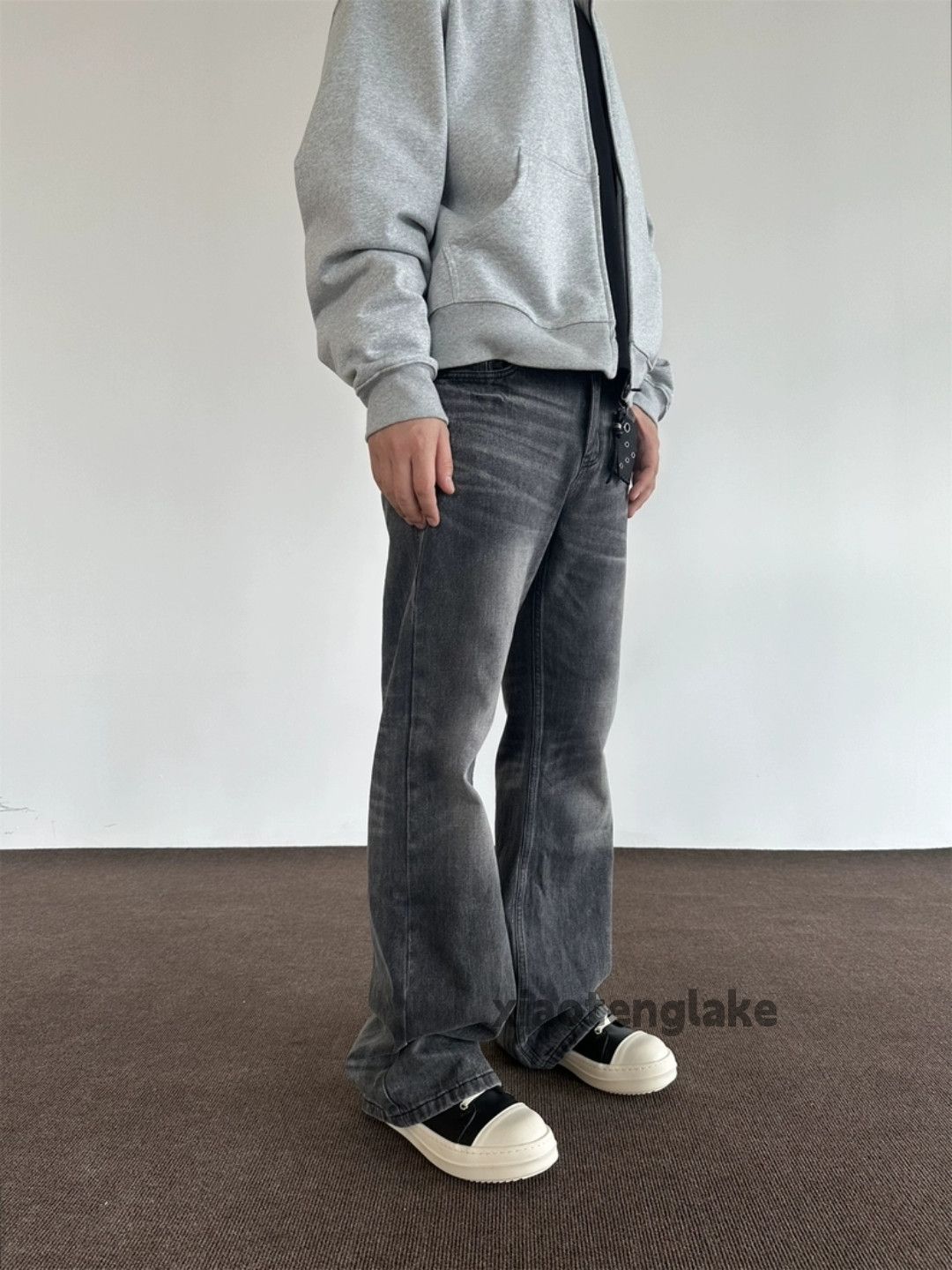 Jean × Vintage washed faded cleanfit yuppie y2k loose baggy jeans Size US 30 / EU 46 - 1 Thumbnail
