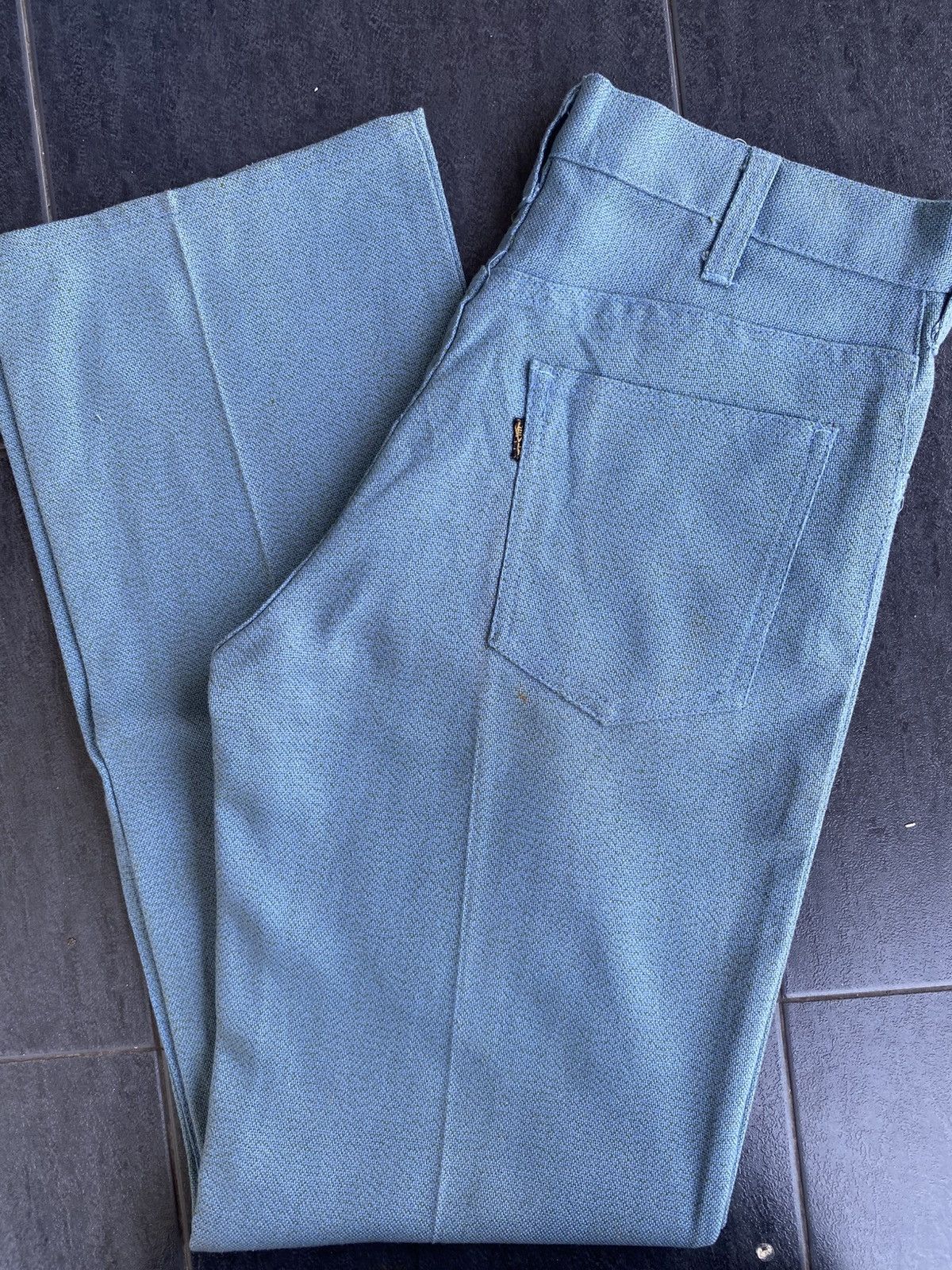Levi's Vintage Clothing VINTAGE LEVI’S STAPREST BIG E, RARE!! 70’s Size US 30 / EU 46 - 2 Thumbnail