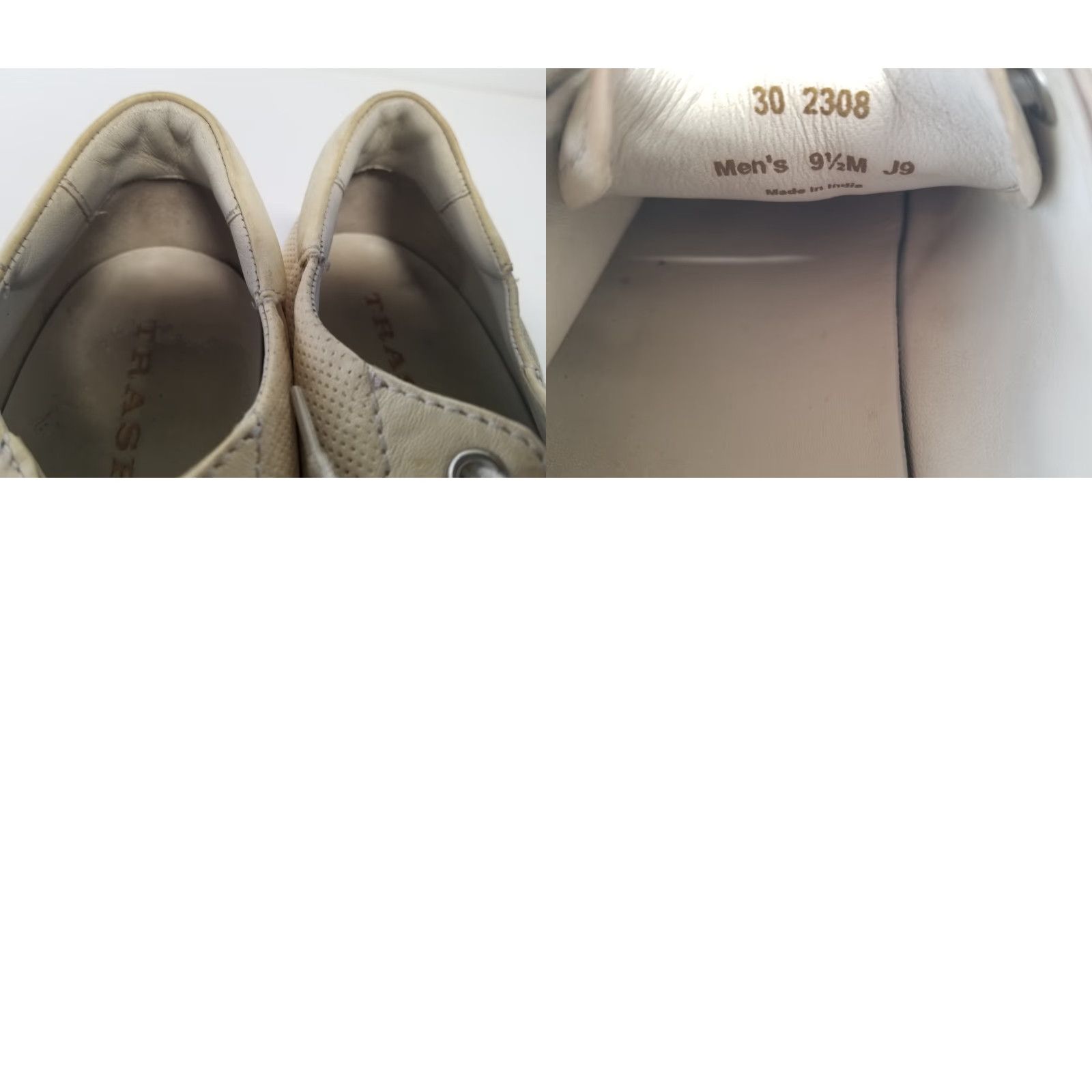 Vintage Trask Leather Comfort Lace Up Casual Sneakers Beige Men Size 9.5 Leather Sneaker Cushioned Rubber Casual Shoes M Vintage No Size US 10 / EU 43 - 10 Thumbnail