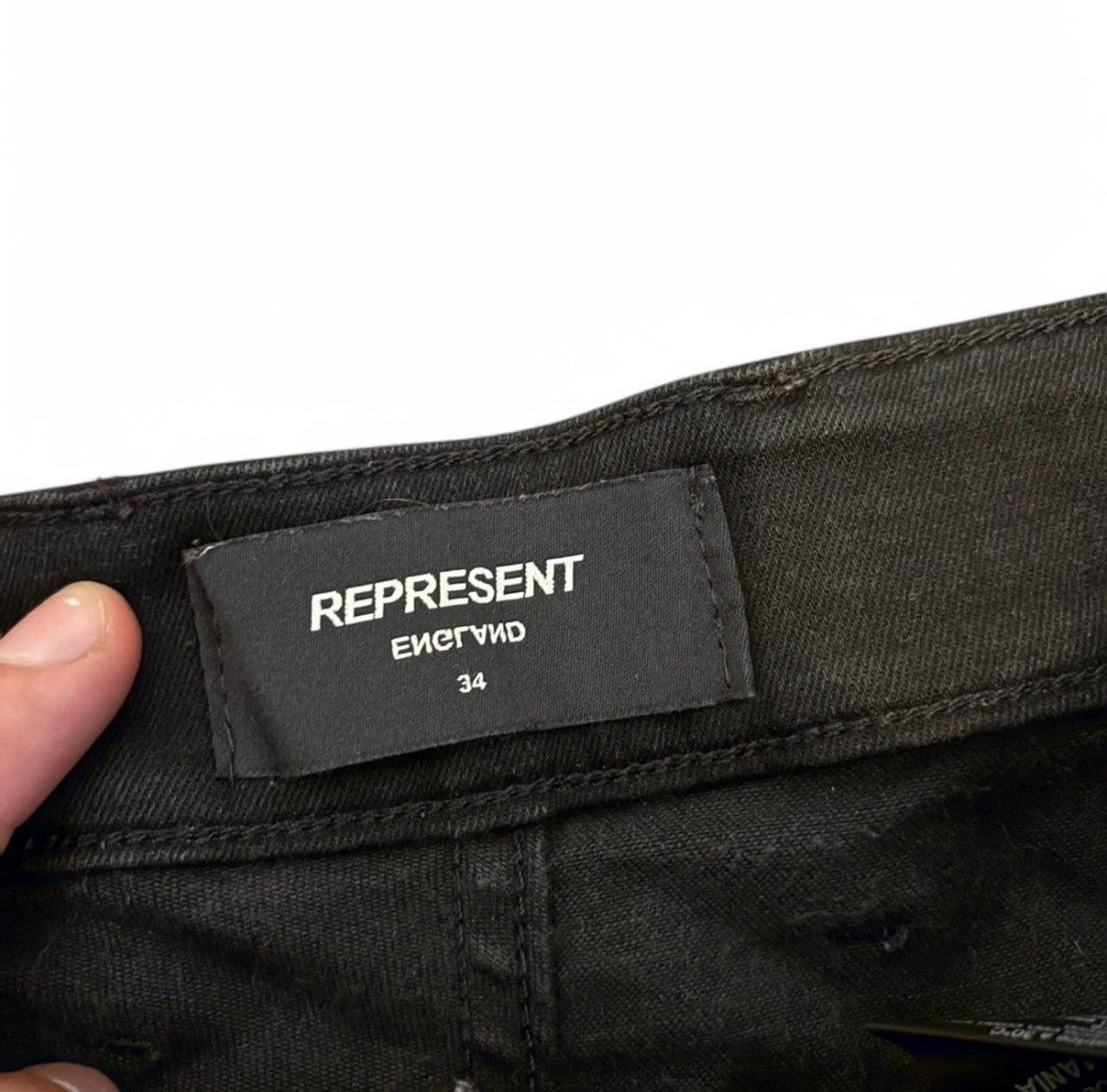 Represent Clo. Represent Clo - Shredded Shorts Black Size US 34 / EU 50 - 3 Thumbnail