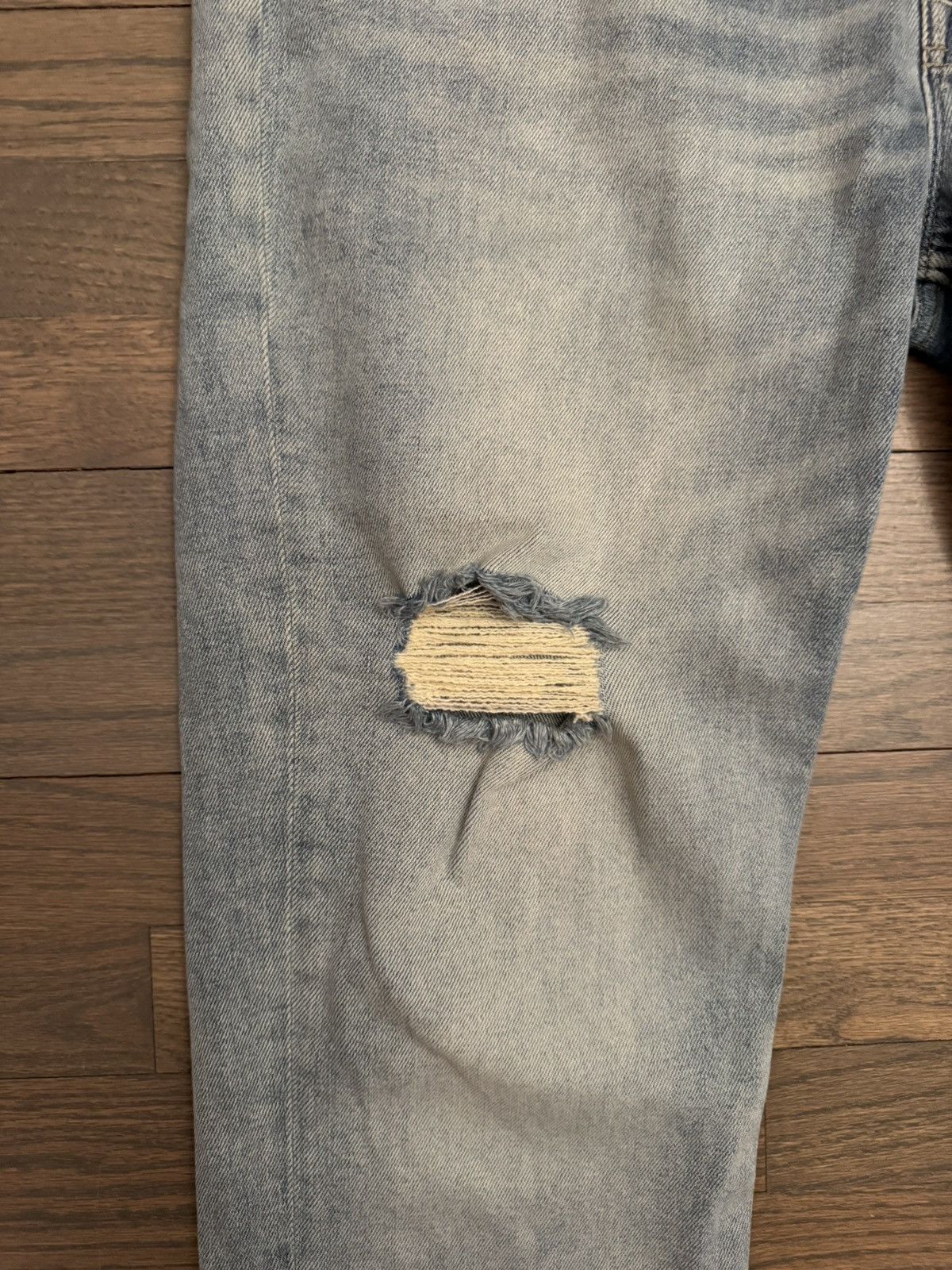 Allsaints Allsaints Light Wash Distressed Jack Jeans Size US 34 / EU 50 - 3 Thumbnail