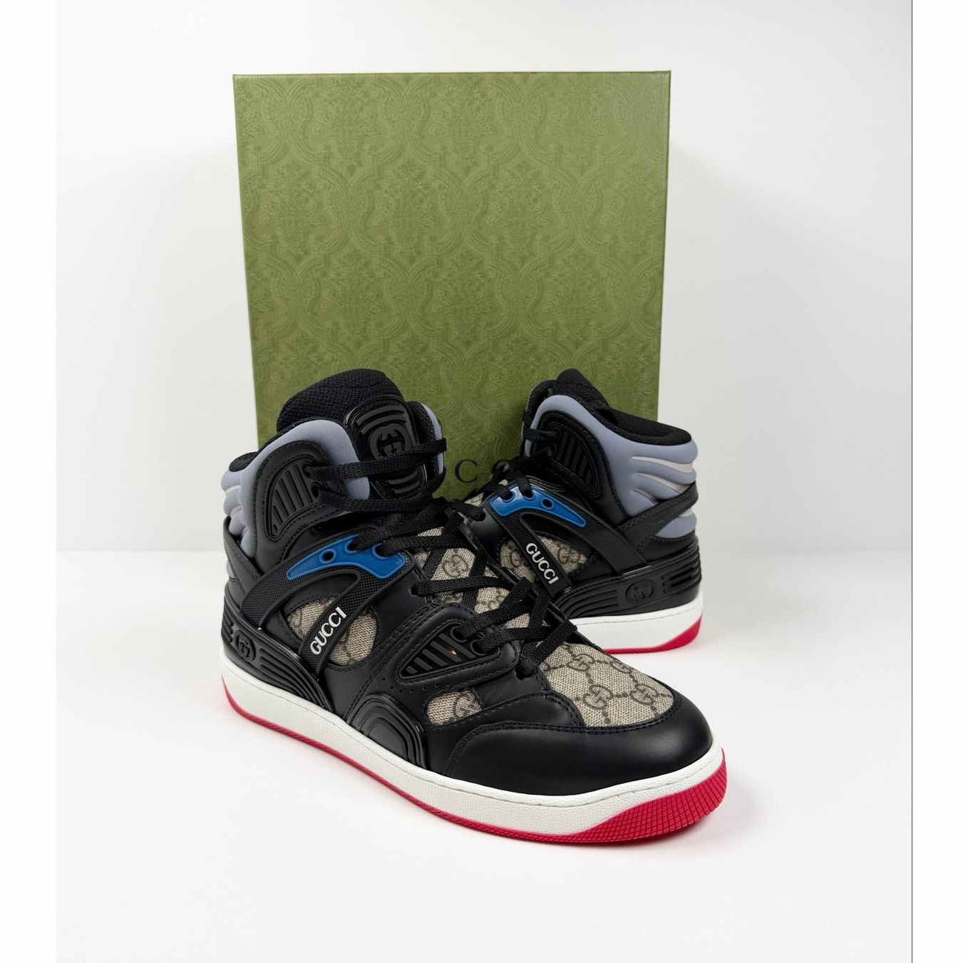 Gucci Size 7.5US - Gucci Basket Demetra High Top NEW Size US 7.5 / EU 40-41 - 2 Thumbnail