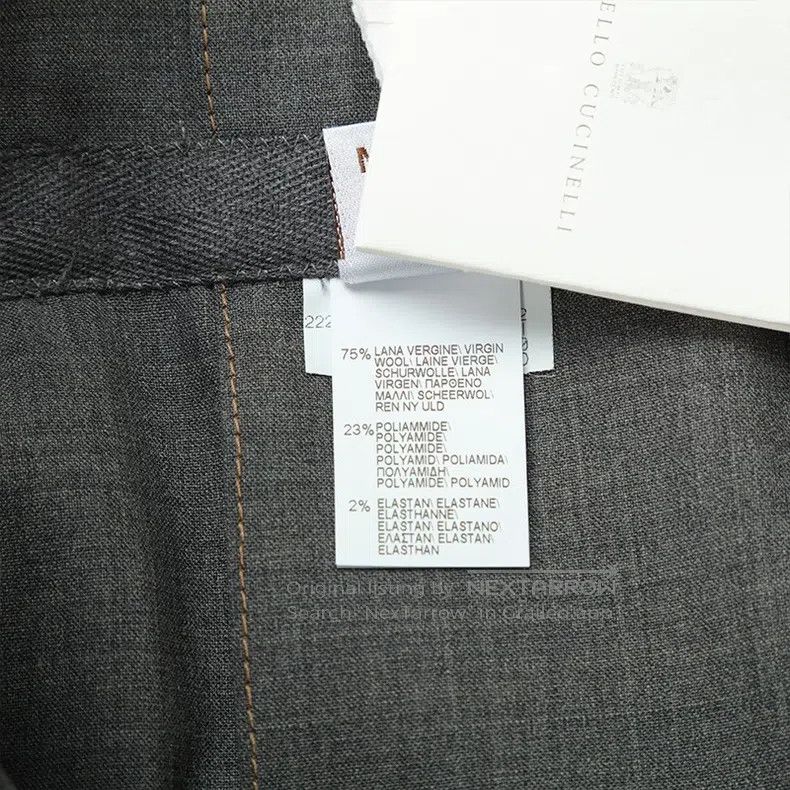 Brunello Cucinelli Brunello Cucinelli Lady's pleated wool A-line half skirt Size 27" / US 4 / IT 40 - 9 Thumbnail