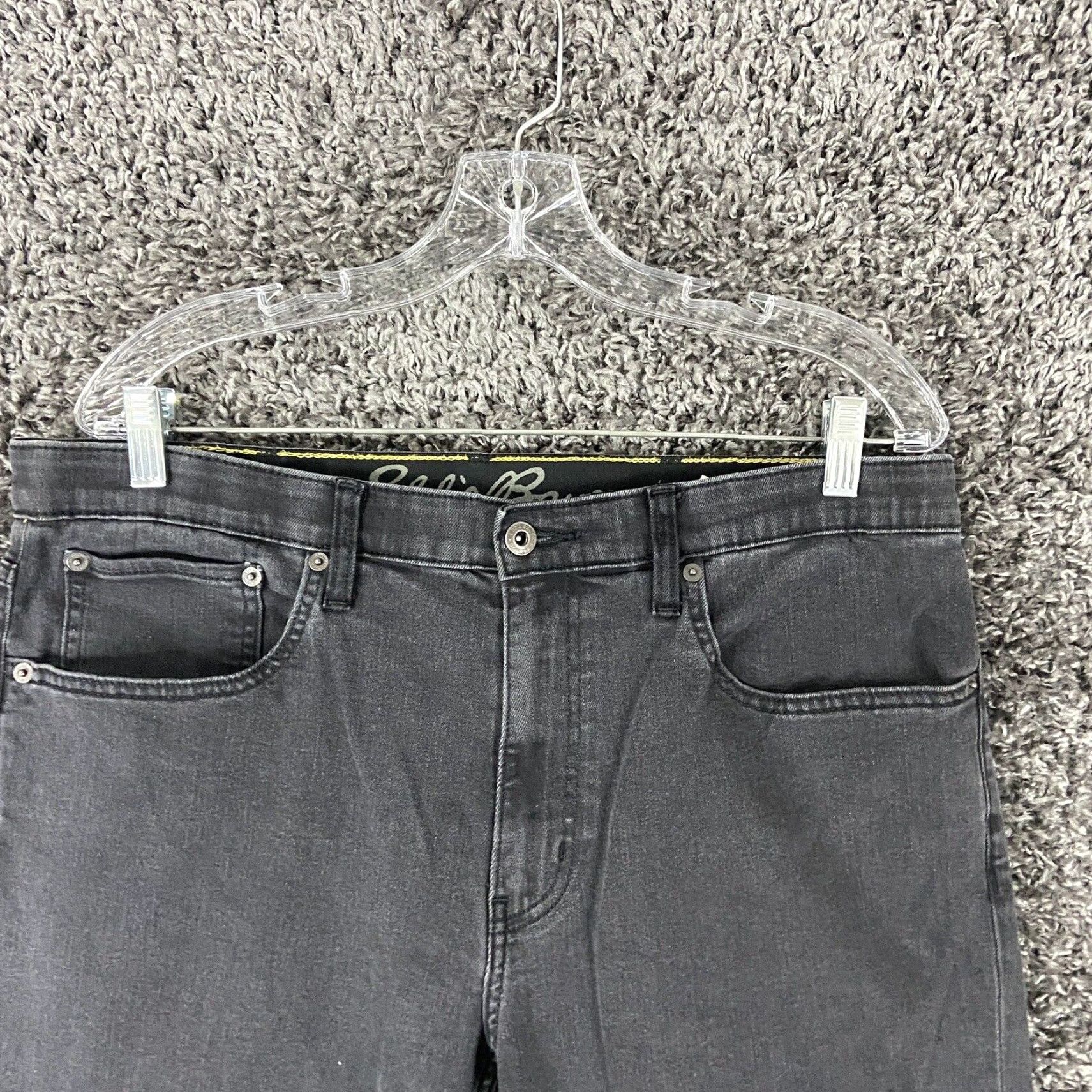 Eddie Bauer Eddie Bauer Straight Leg Jeans Black Men's 36x28 Size US 36 / EU 52 - 4 Thumbnail