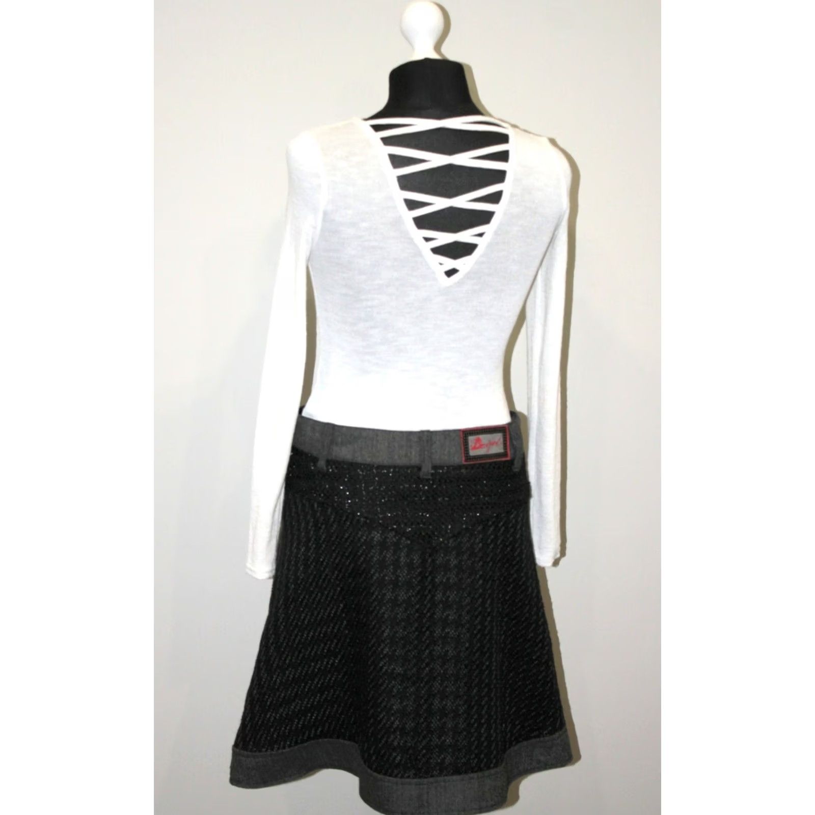 Desigual Desigual womens skirt Grey Size 40 Size 27" / US 4 / IT 40 - 3 Thumbnail