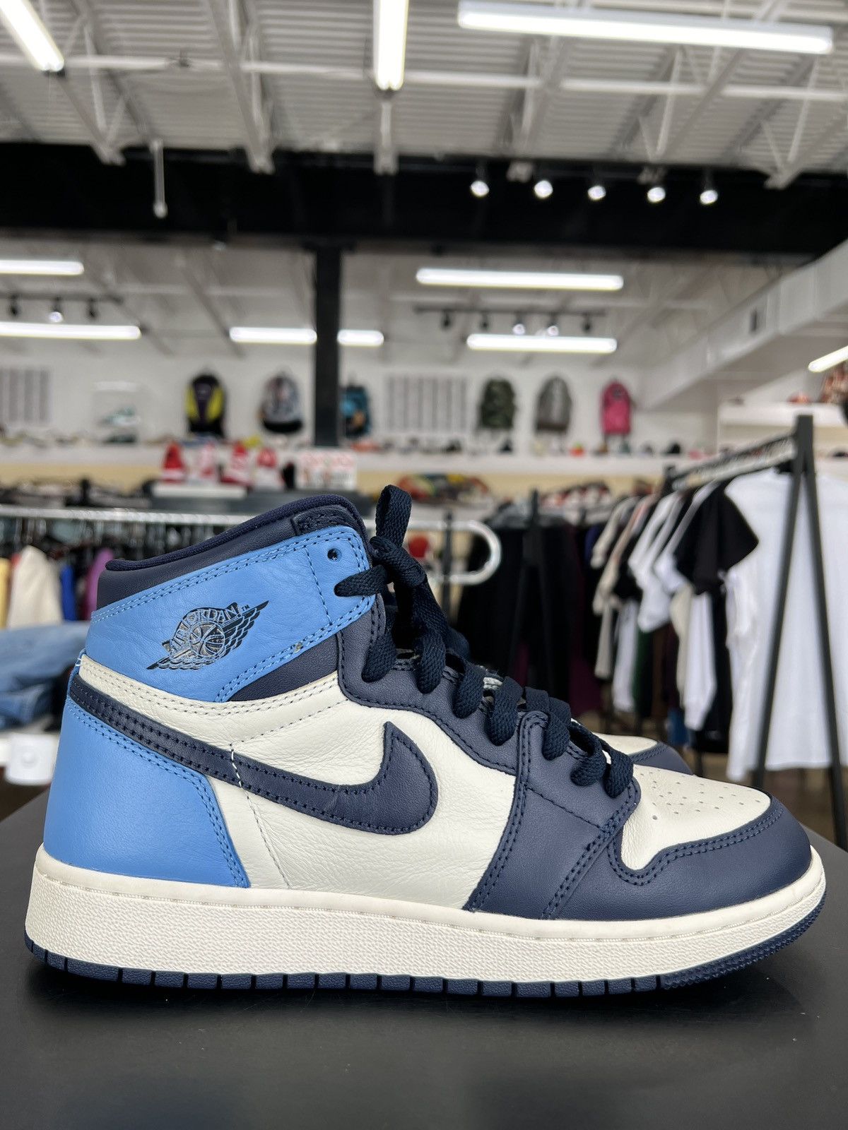 Jordan Brand × Nike Air Jordan 1 Obsidian Sz. 6.5Y (2019) Size US 6.5 / EU 39-40 - 6 Thumbnail