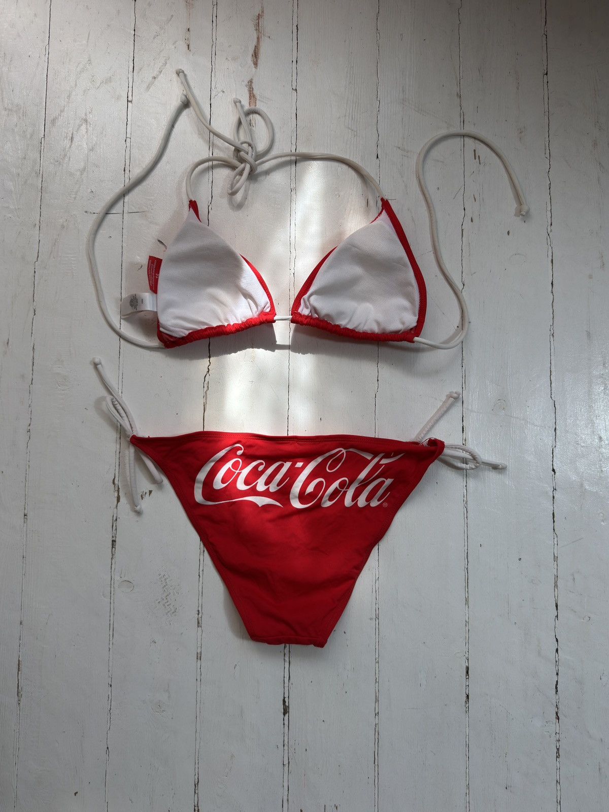 Coca Cola VINTAGE COCA&COLA 2000s BIKINI SWIMSUIT SET Size ONE SIZE - 2 Thumbnail