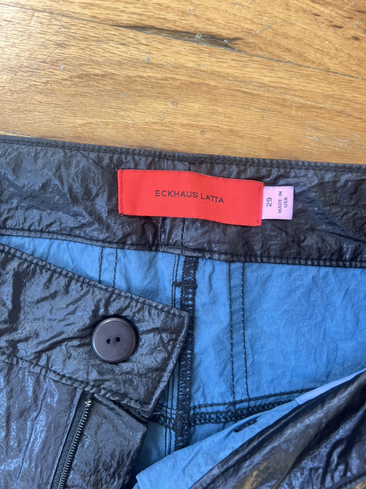 Eckhaus Latta Coated pants Size US 29 - 2 Thumbnail