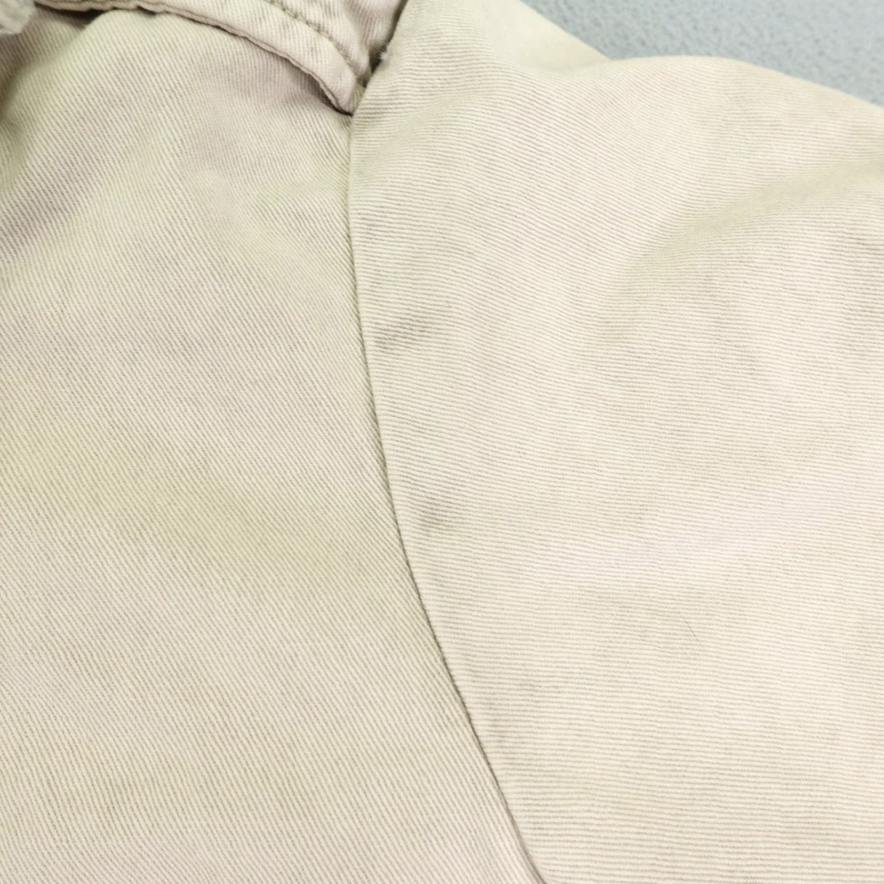 Levi's Levi's Jacket Womens M Beige Cotton Canvas Long Sleeve Zip Basic Jacket Outdoor Casual Travel Workwear Lined Pockets Belted Logo Zipper Size M / US 6-8 / IT 42-44 - 4 Thumbnail
