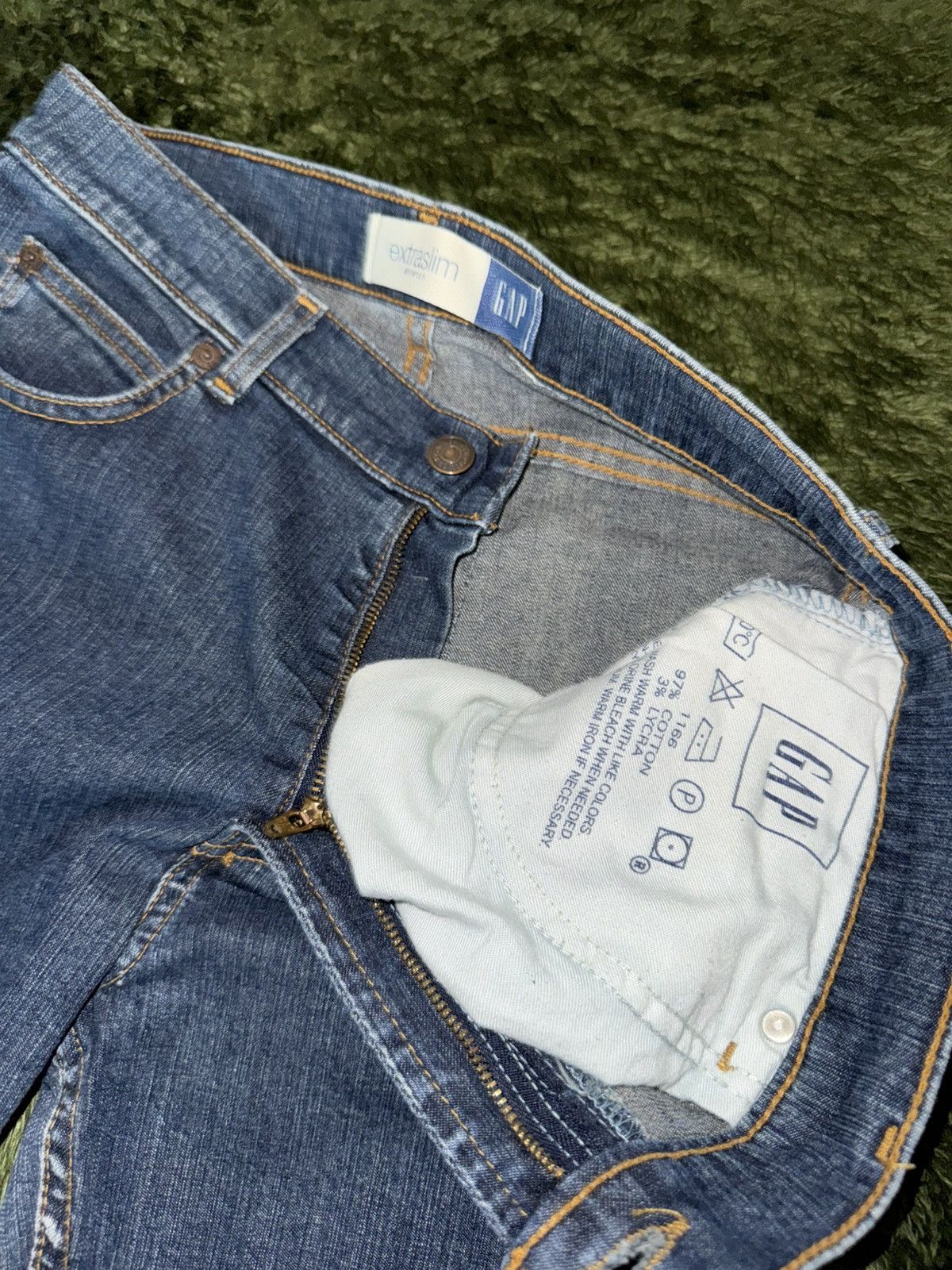 Gap GAP Extra Slim Stretch Denim Pants Size US 30 / EU 46 - 3 Thumbnail