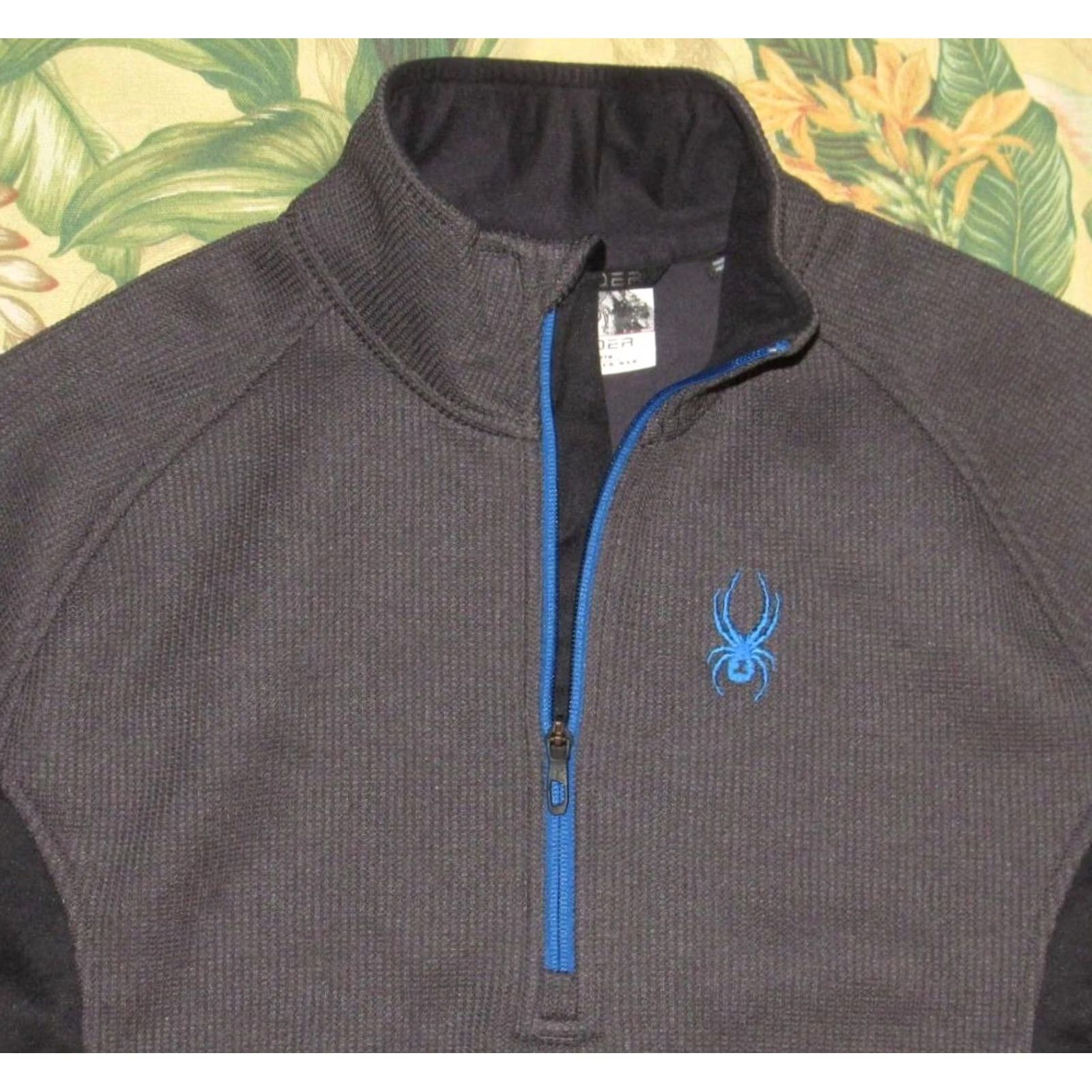 Spyder SPYDER Grey Blue 1/4 Zip Core Sweater Fleece Medium M Mens Sweatshirt Pullover Shirt Size US M / EU 48-50 / 2 - 2 Thumbnail