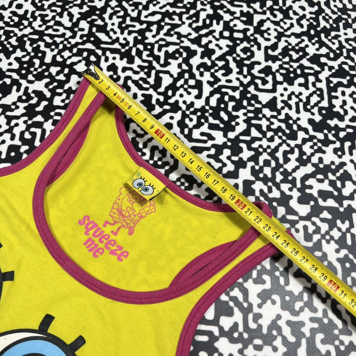 Cartoon Network Vintage Y2K Spongebob Squarepants Humor Face Tank Top Size XS / US 0-2 / IT 36-38 - 14 Thumbnail