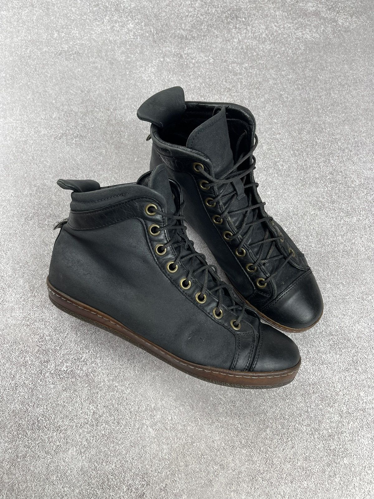 Dirk Bikkembergs Vintage Dirk Bikkembergs Leather Boots Size 41 Size US 8 / EU 41 - 6 Thumbnail