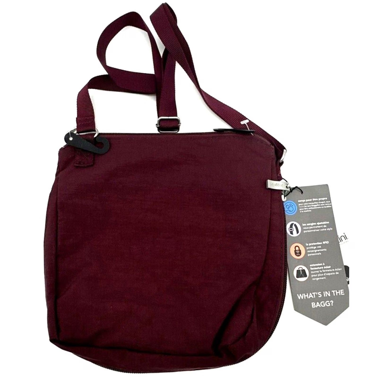 Vintage Baggallini Crossbody Bag RFID Plum Size ONE SIZE - 4 Thumbnail