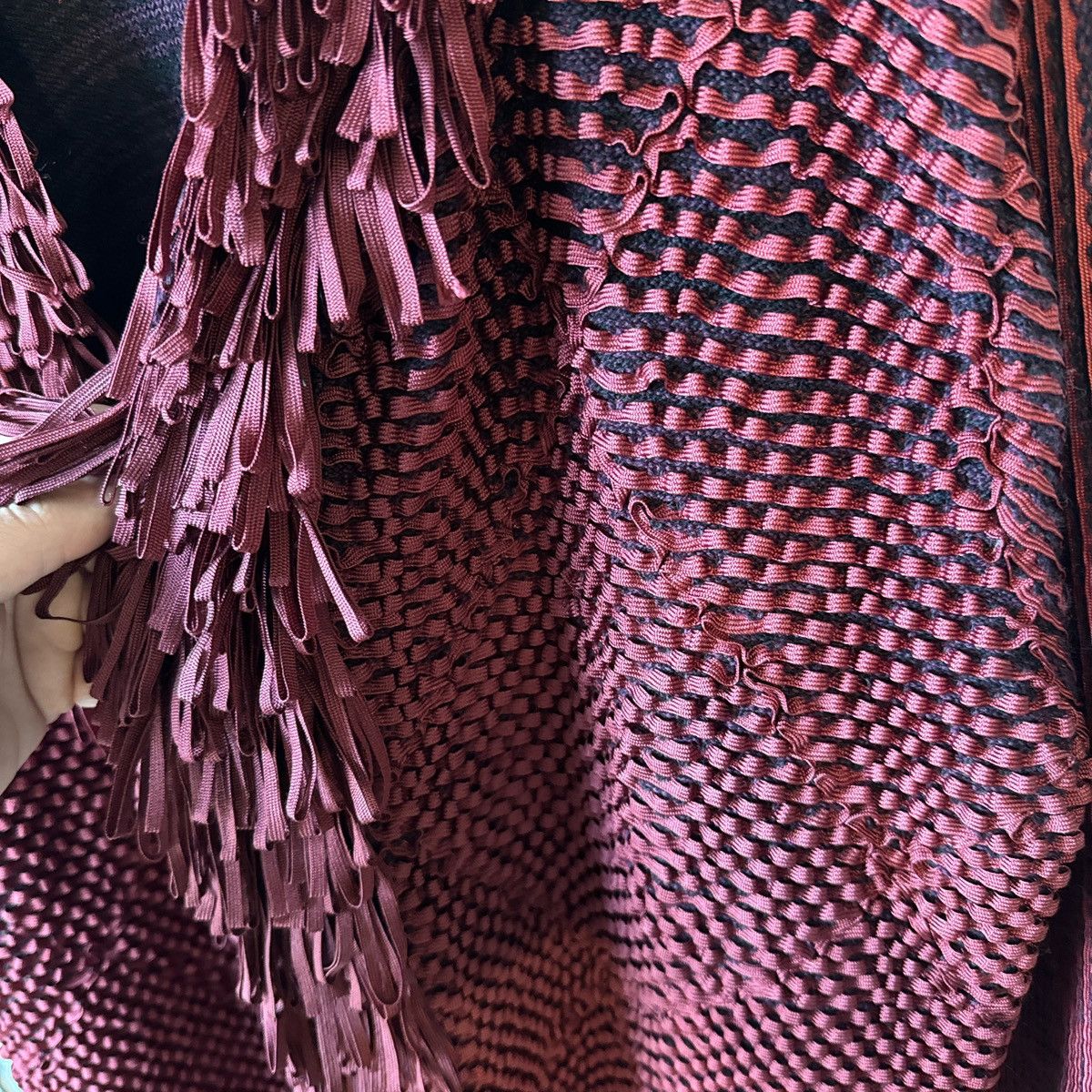 Other Handmade Burgundy Pepa Pombo Cardigan Size M / US 6-8 / IT 42-44 - 4 Thumbnail