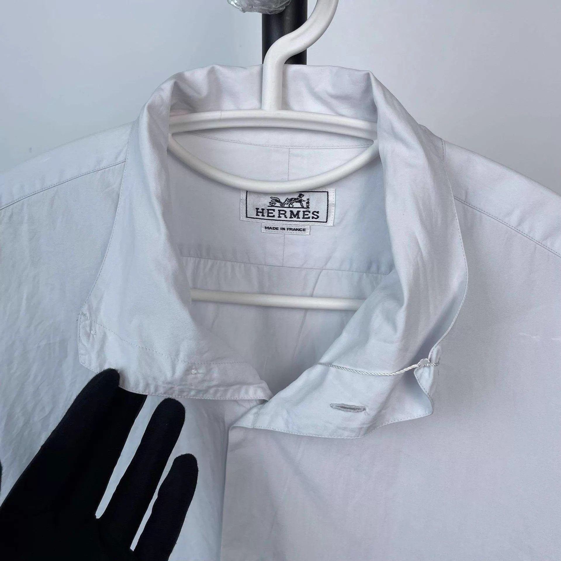 Hermes Hermès shirt 39 15.5 M Size US M / EU 48-50 / 2 - 2 Thumbnail