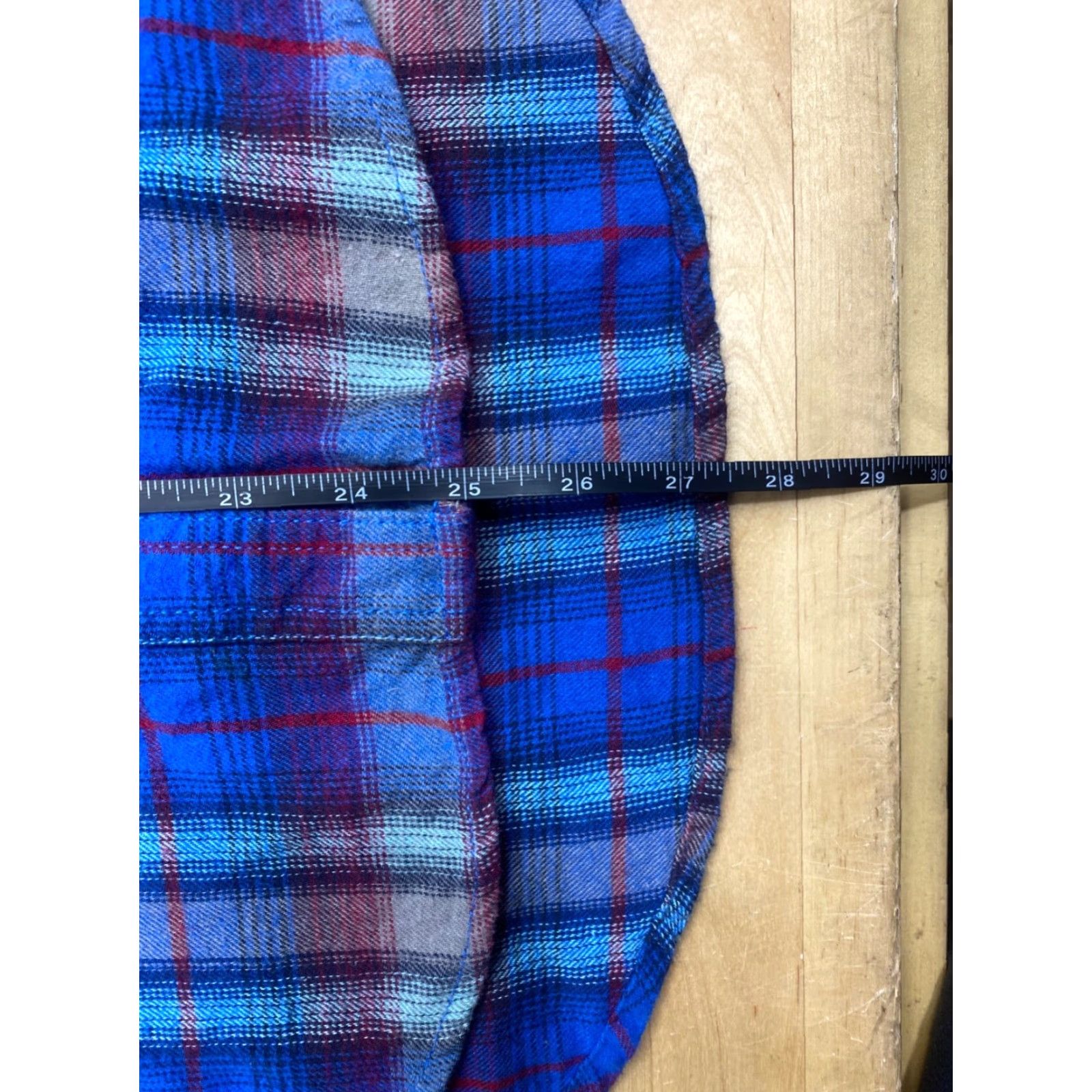 Vans Vans Plaid Flannel Womens L Blue Casual Skate Surf Long Sleeve Button-Up Collar Shirt (Regular) Size L / US 10 / IT 46 - 3 Thumbnail