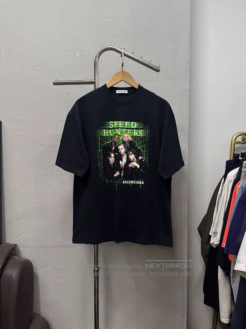 Balenciaga Balenciaga Band Short Sleeve T-Shirt Size US L / EU 52-54 / 3 - 1 Thumbnail
