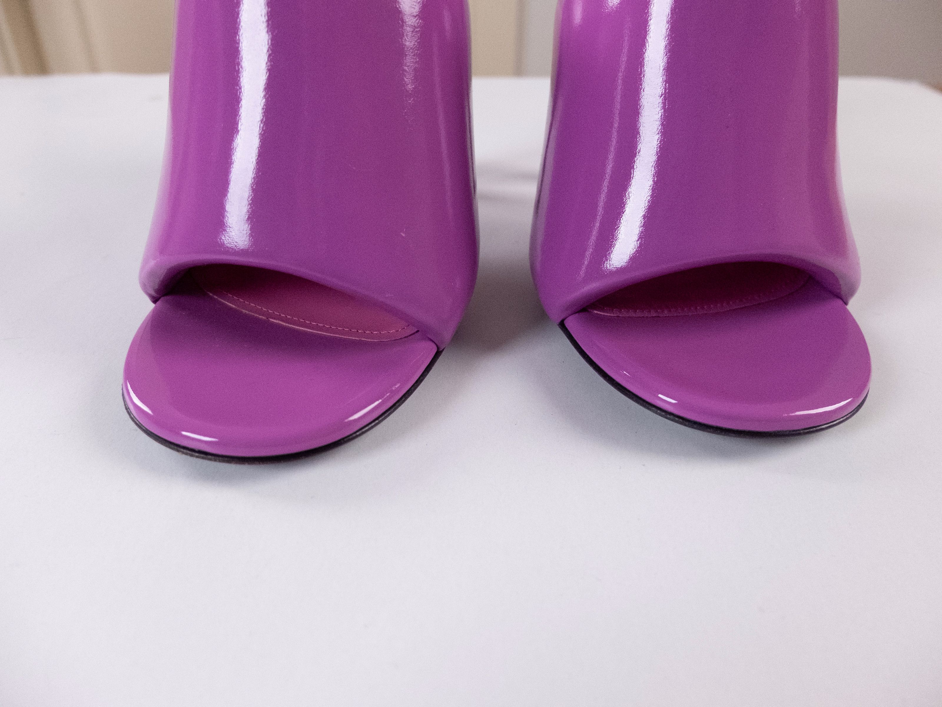The Attico THE ATTICO Rem dusty pink eco varnish mules sandals 6 36 Size US 6 / IT 36 - 5 Thumbnail
