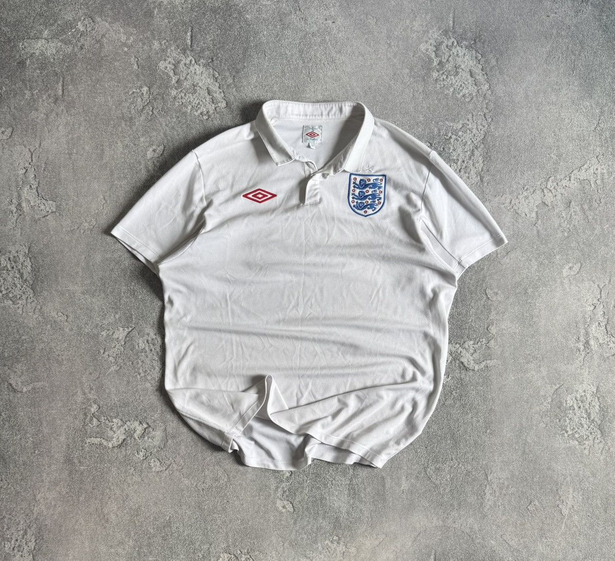 Umbro England 🏴󠁧󠁢󠁥󠁮󠁧󠁿 44size polo 👕 T-shirt tee jersey soccer