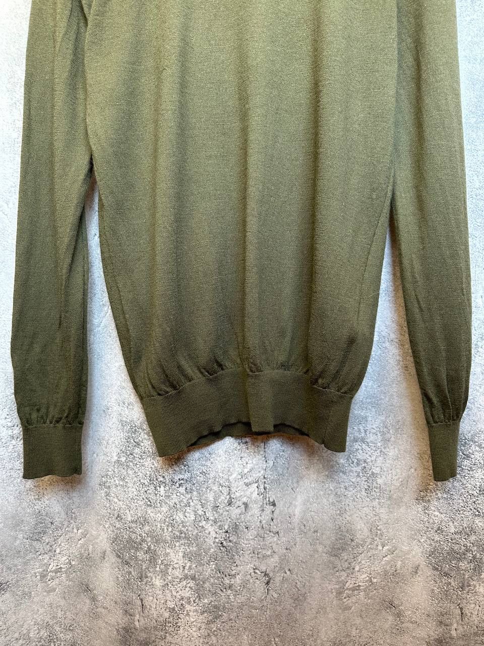 Reiss Reiss Hart Crew Wool Jumper Green LS Pullover Sweater Size US L / EU 52-54 / 3 - 8 Thumbnail