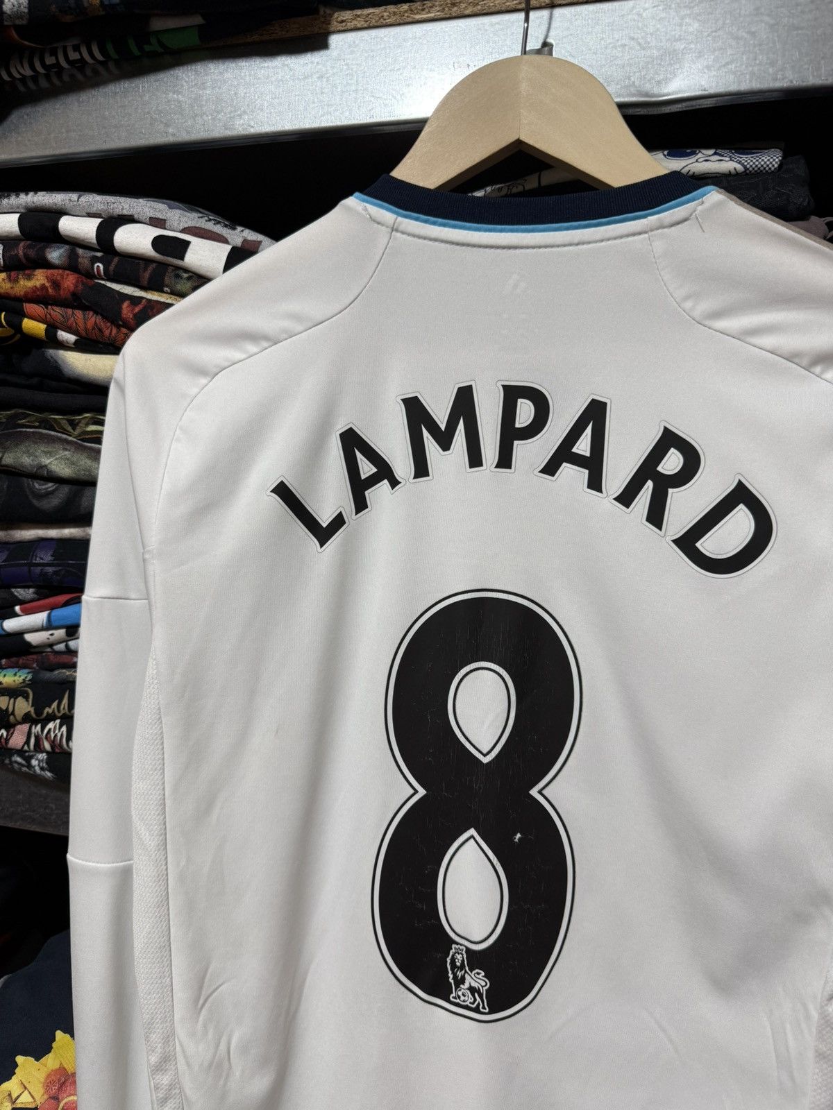 Adidas Adidas 2012 2013 FC Chelsea Away Lampard Soccer Jersey Size US S / EU 44-46 / 1 - 5 Thumbnail