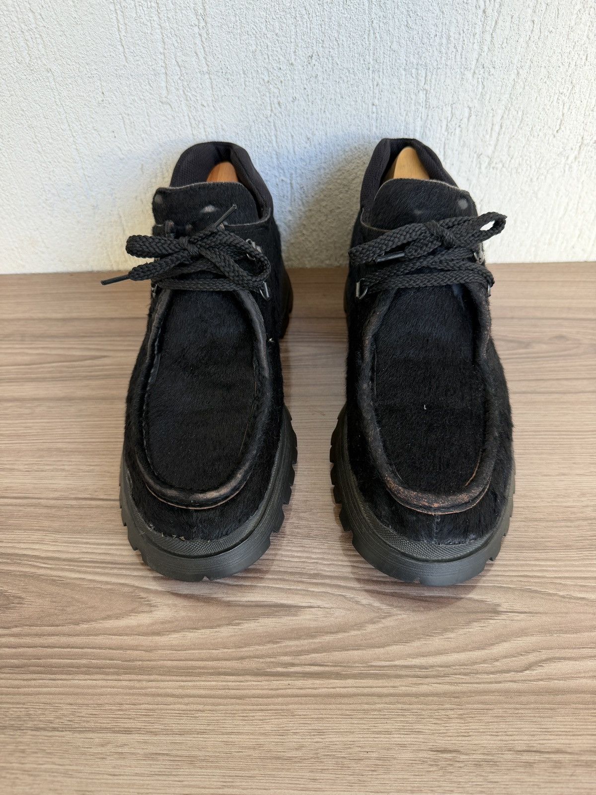Prada Aw1999 pony hair lug sole derby Size US 8 / EU 41 - 6 Thumbnail