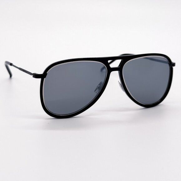 Saint Laurent Paris NEW SAINT LAURENT CLASSIC 11 RIM 002 AVIATOR UNISEX BLACK SU Size ONE SIZE - 4 Thumbnail