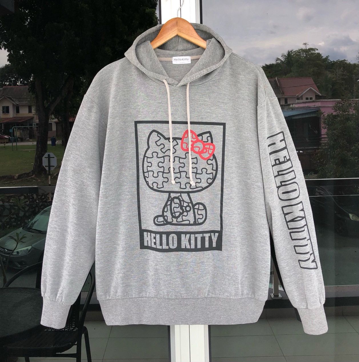 Cartoon Network Hello Kitty Big Logo Spellout Cartoon Hoodies Size US XL / EU 56 / 4 - 5 Thumbnail