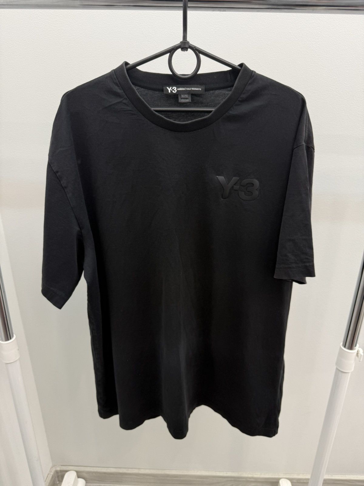 Adidas × Y-3 Adidas Y-3 by Yohji Yamamoto Logo Cotton Tee T-Shirt Size US XL / EU 56 / 4 - 1 Thumbnail