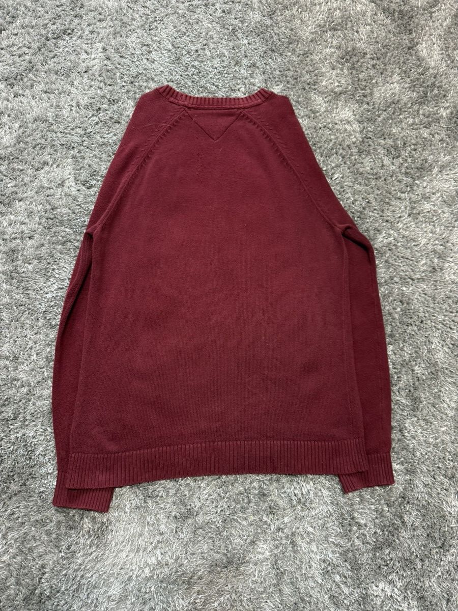 Tommy Hilfiger Tommy Hilfiger Denim red sweater jumper big log flag vintage Size US M / EU 48-50 / 2 - 4 Thumbnail