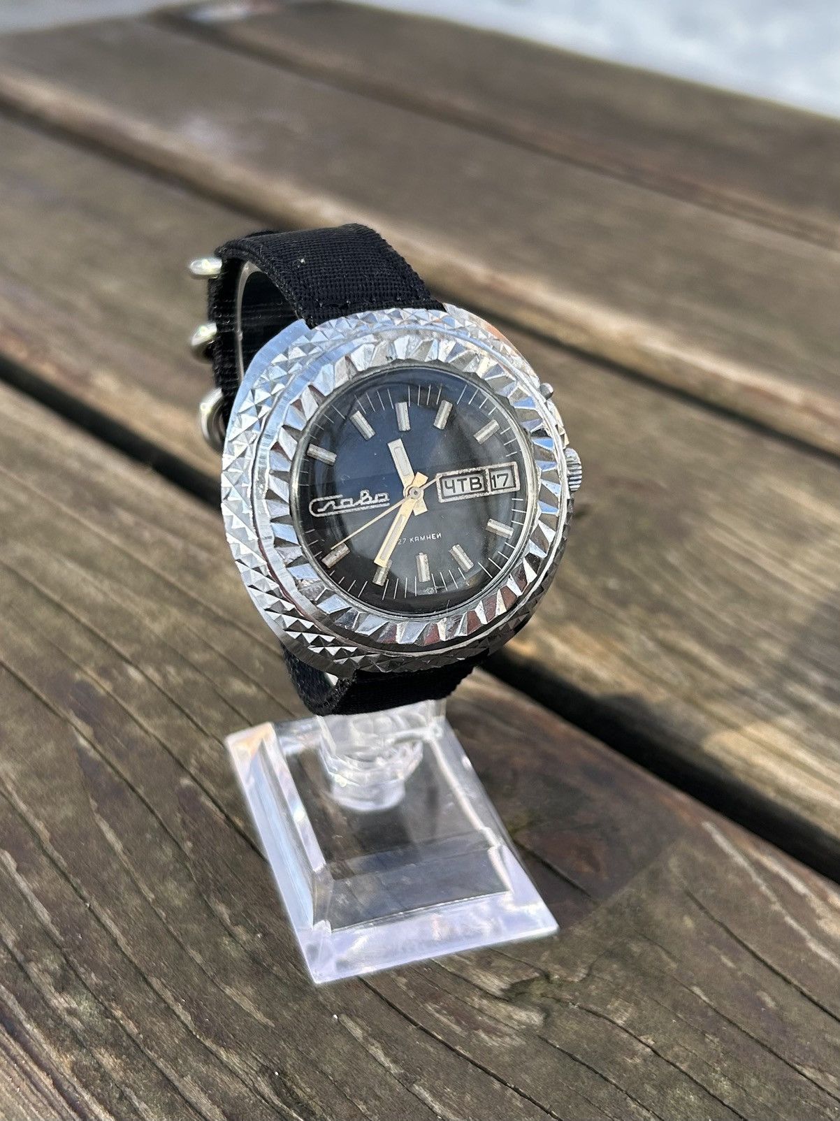 Vintage Vintage Watch Slava Automatic USSR Soviet Mechanical 1980s Size ONE SIZE - 12 Thumbnail