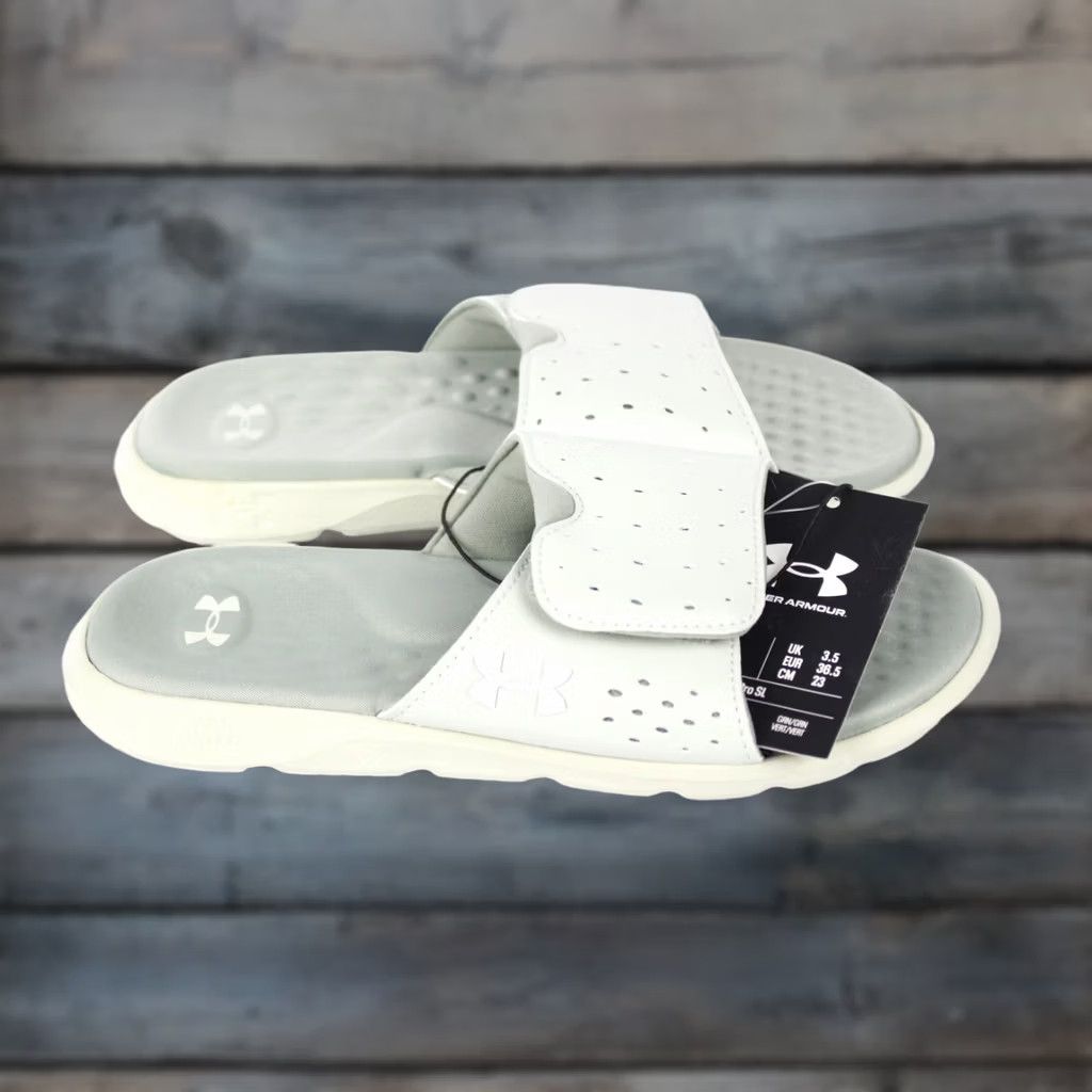 Under Armour Under Armour Women's Ignite Pro Slide Sandals Size 6 Light Green 3026027 303 Size US 6 / IT 36 - 1 Thumbnail